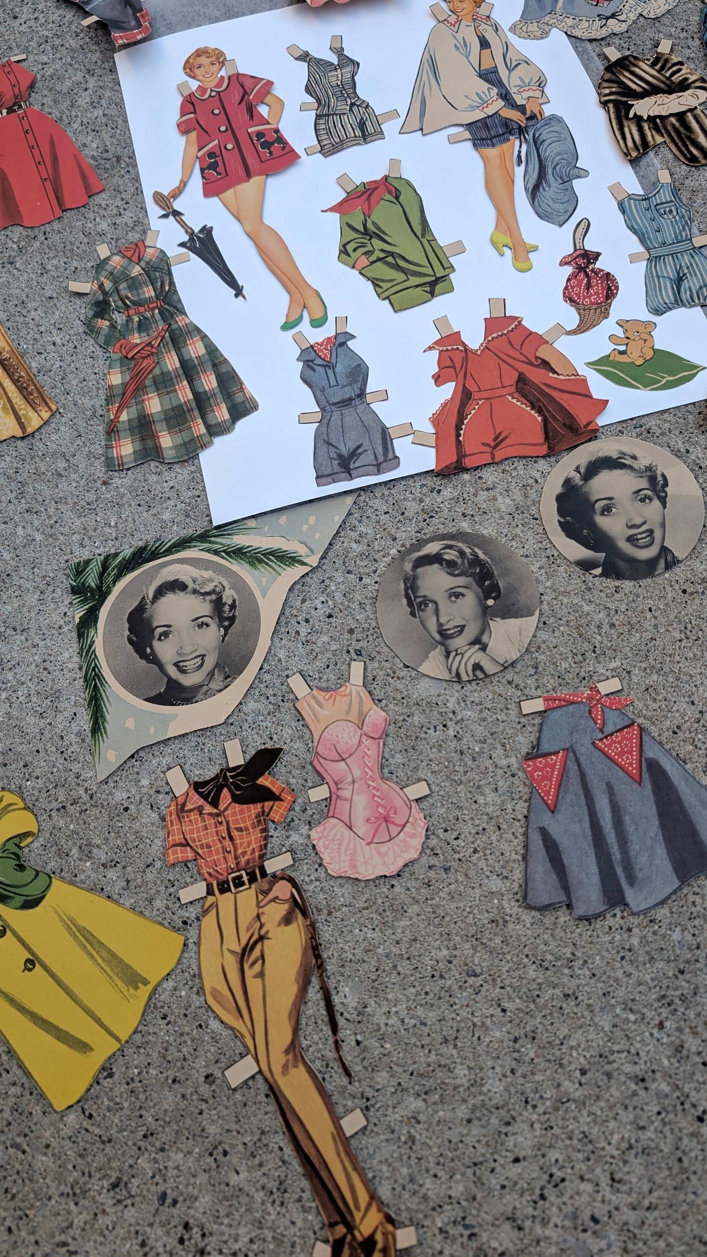 Vintage Jane Powell paper doll set paper dolls Rad Bonnie's Vintage