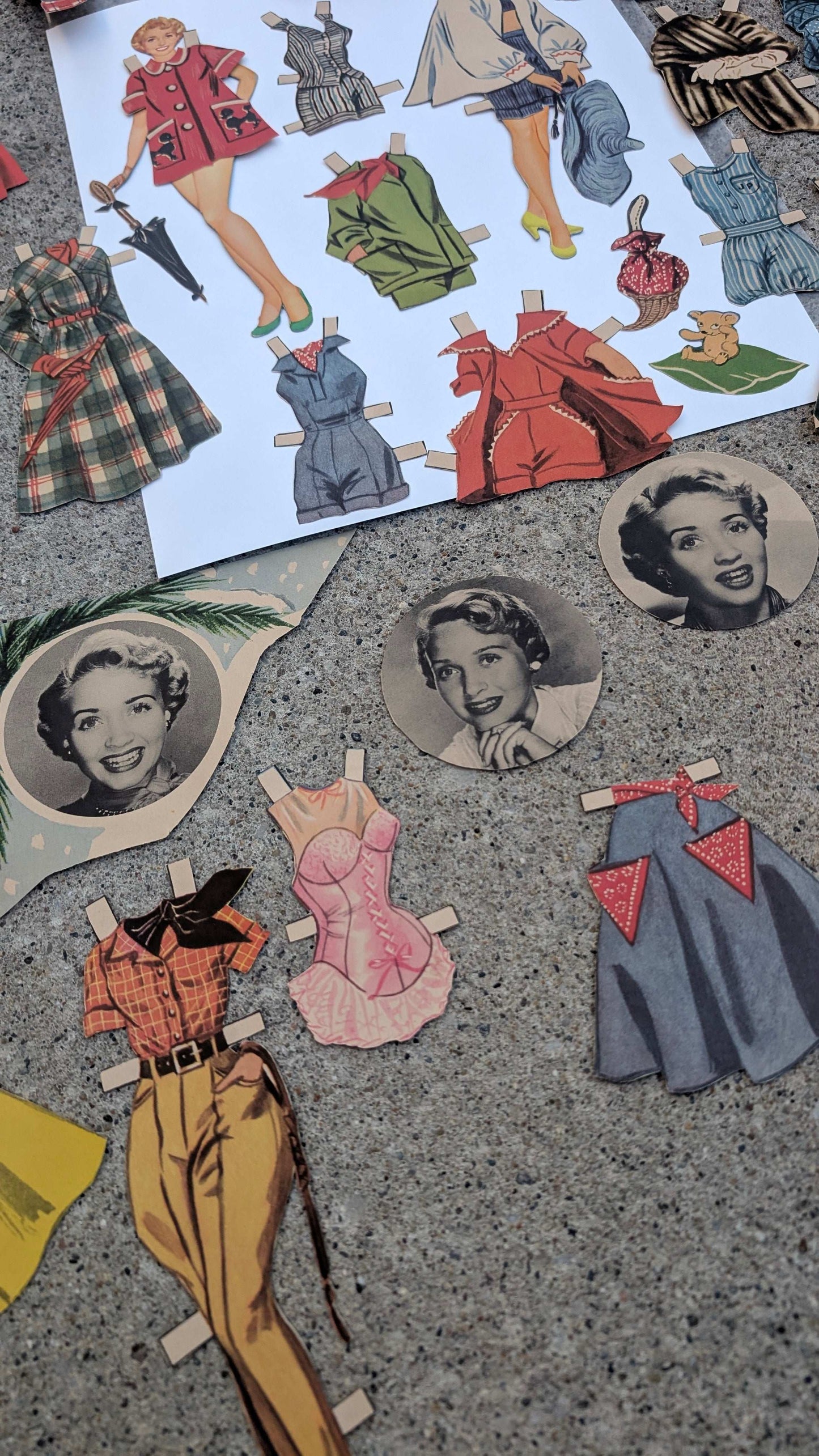 Vintage Jane Powell paper doll set paper dolls Rad Bonnie's Vintage
