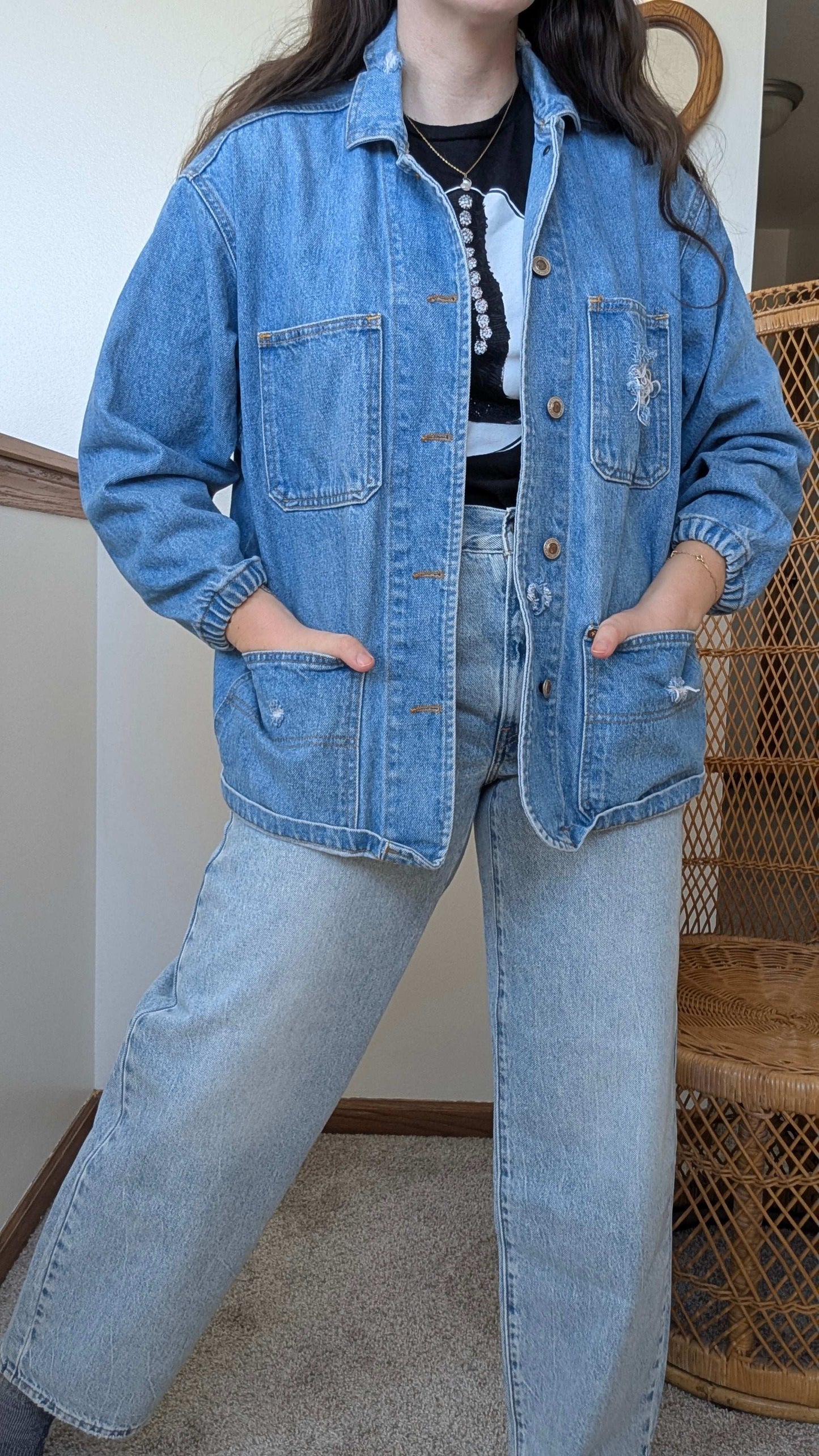 1980s denim jacket Jacket Rad Bonnie's Vintage