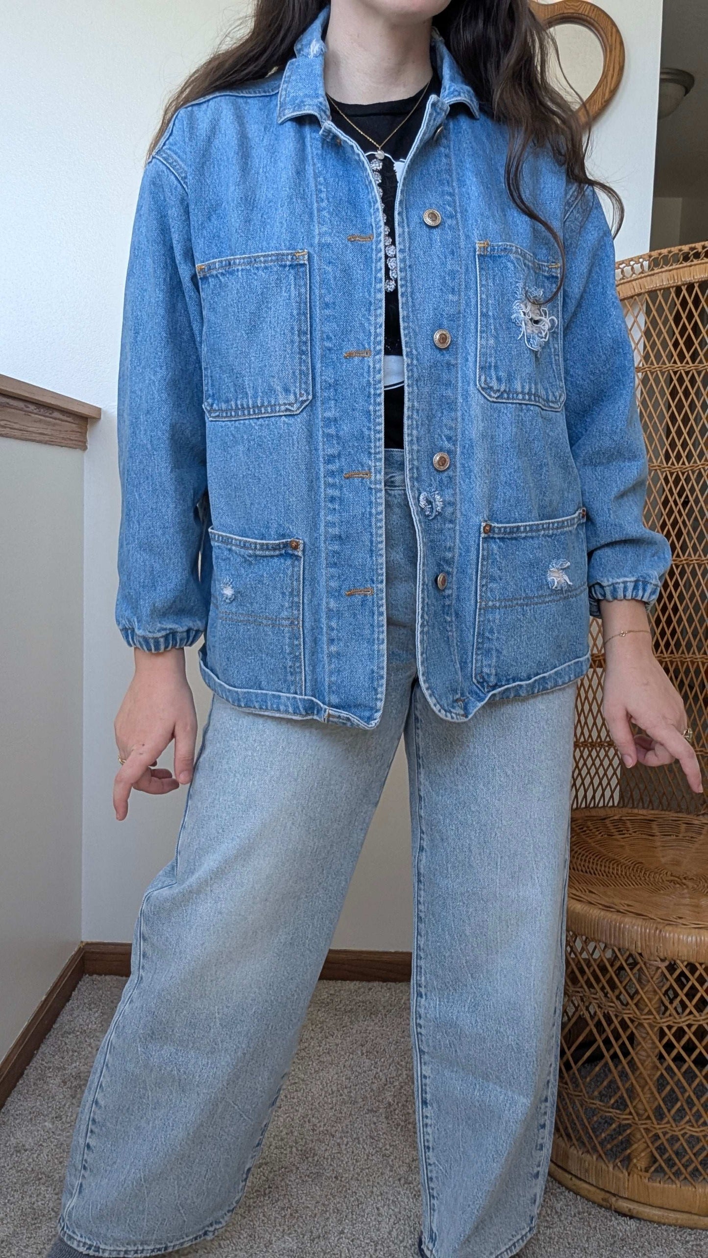 1980s denim jacket Jacket Rad Bonnie's Vintage