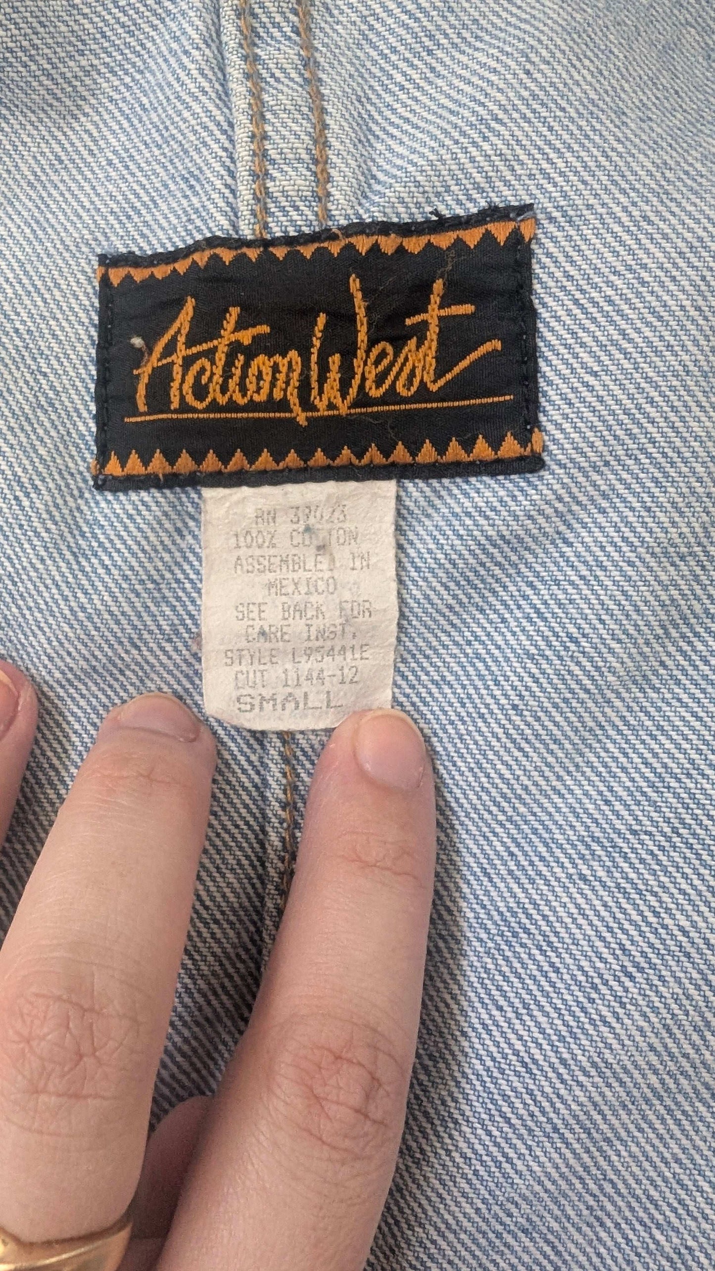 1980s denim jacket Jacket Rad Bonnie's Vintage