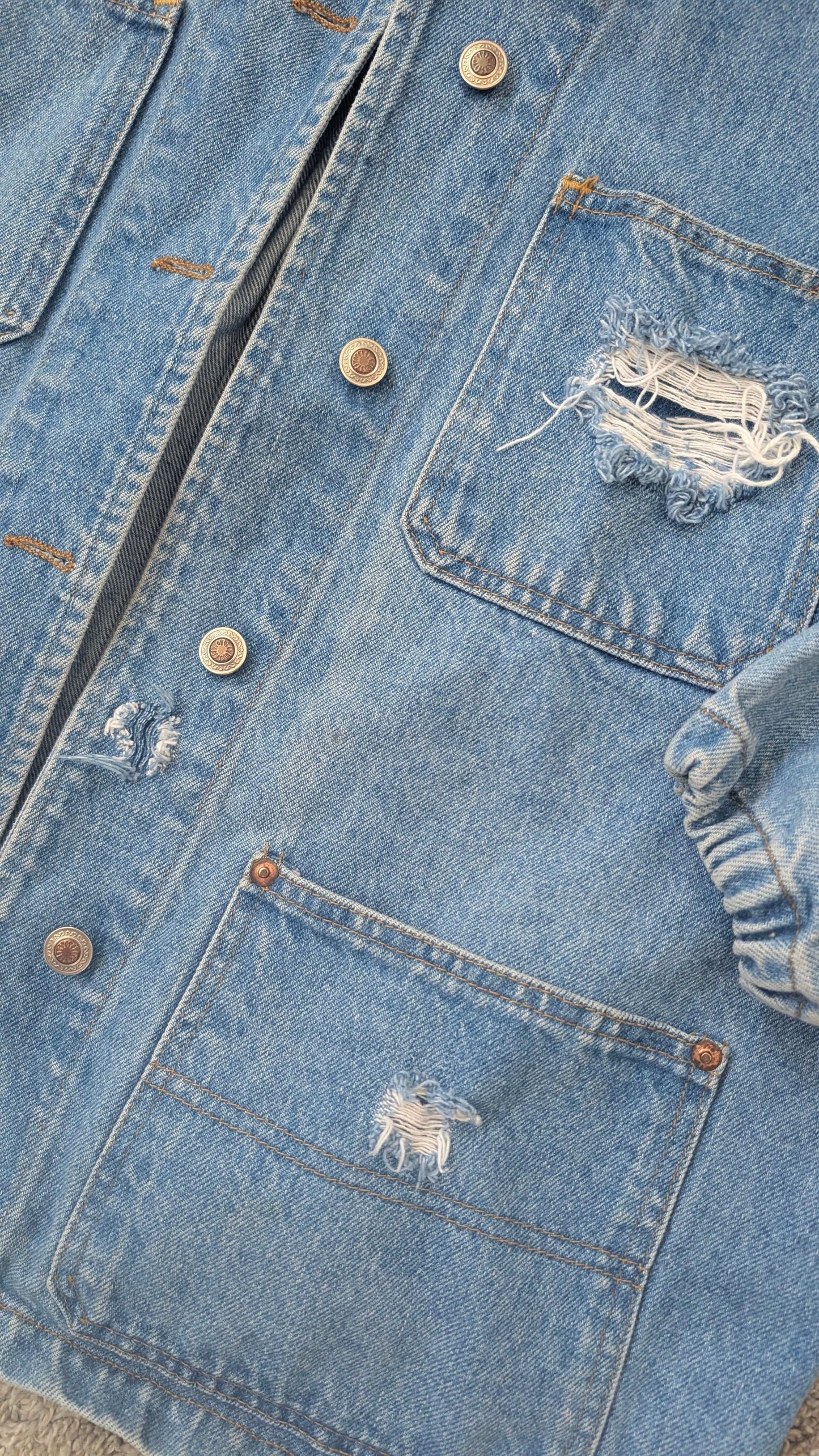 1980s denim jacket Jacket Rad Bonnie's Vintage
