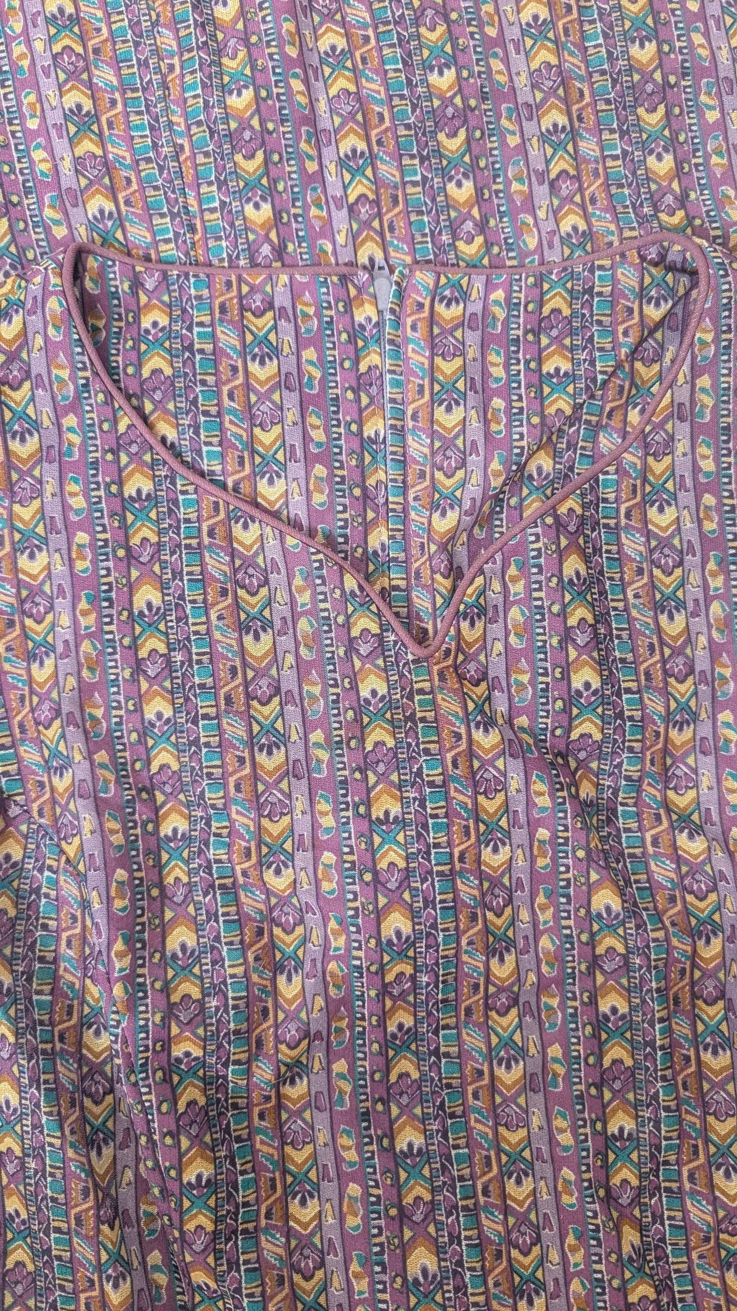 1970s abstract dress Dress Rad Bonnie's Vintage
