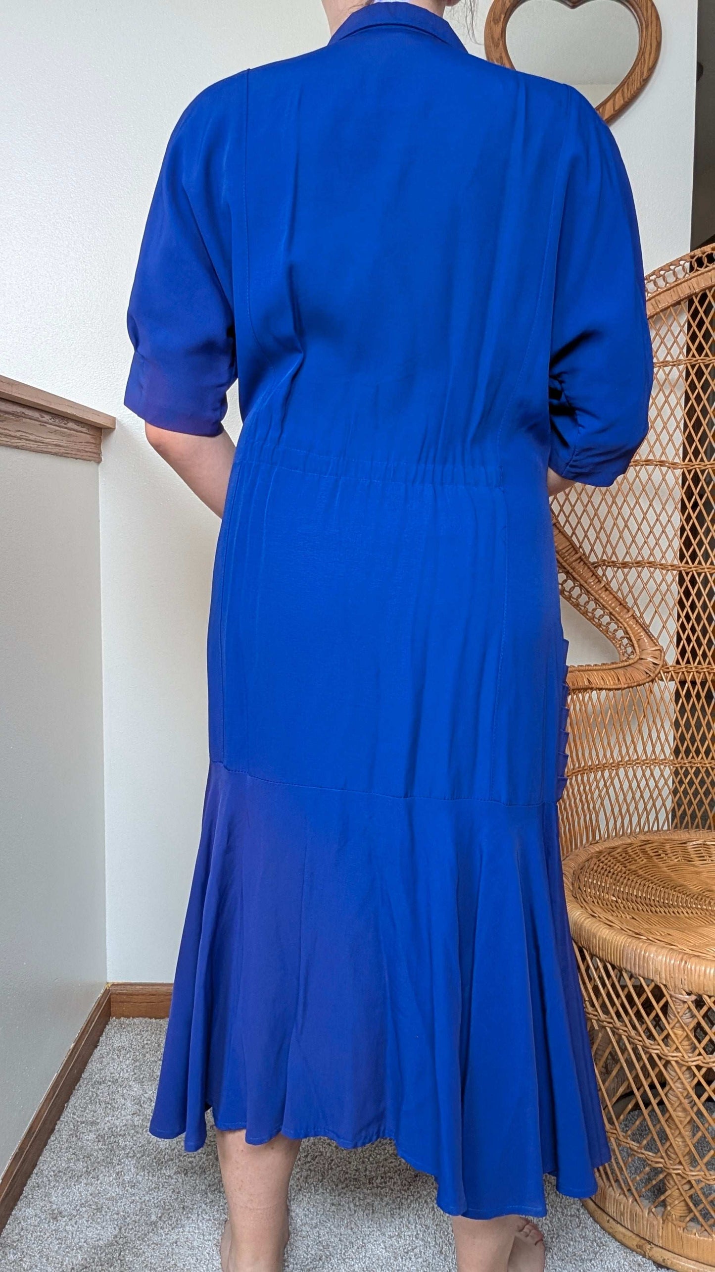 1980s does 40s dress Dress Rad Bonnie's Vintage
