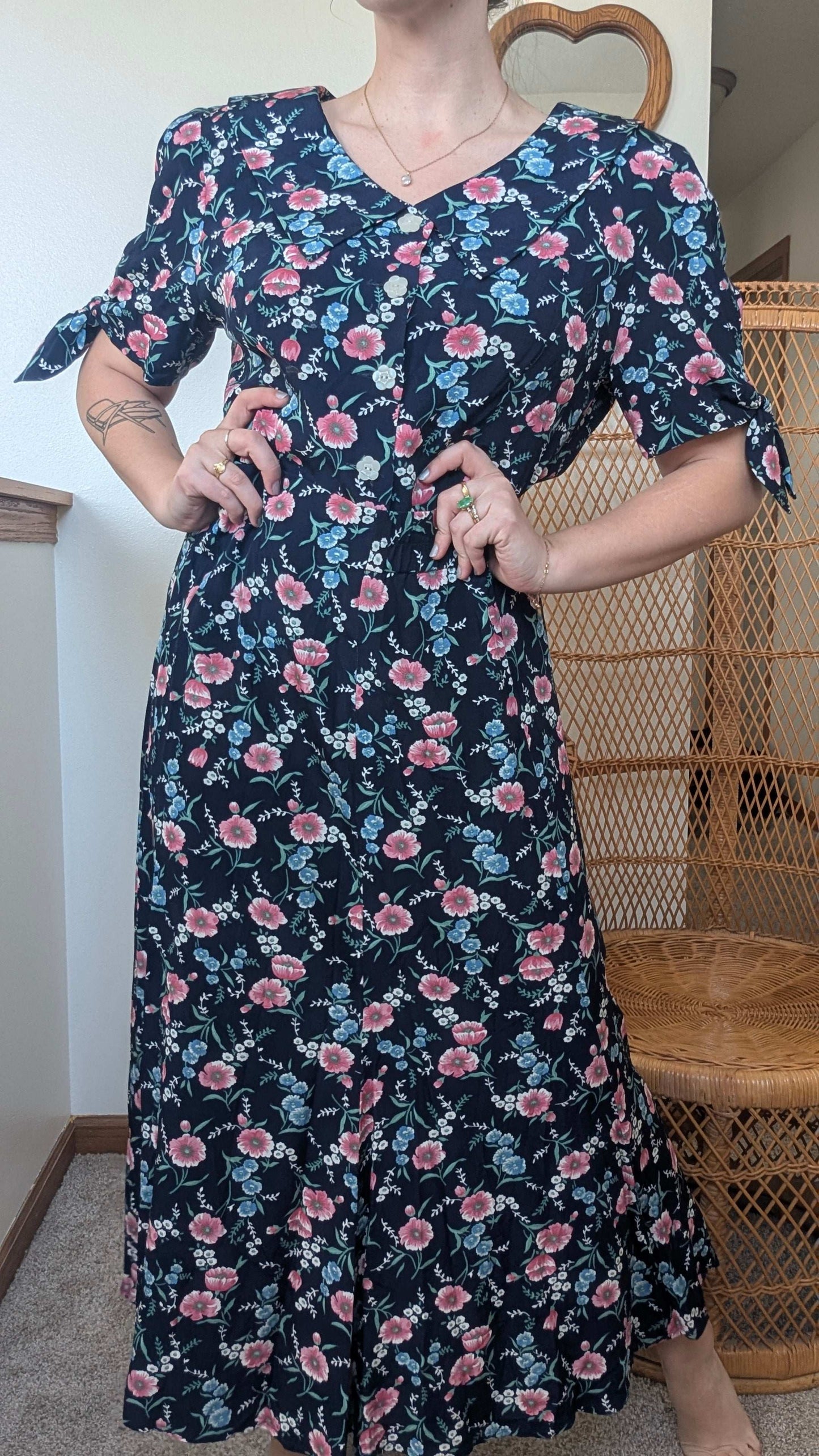 1990s floral set Set Rad Bonnie's Vintage