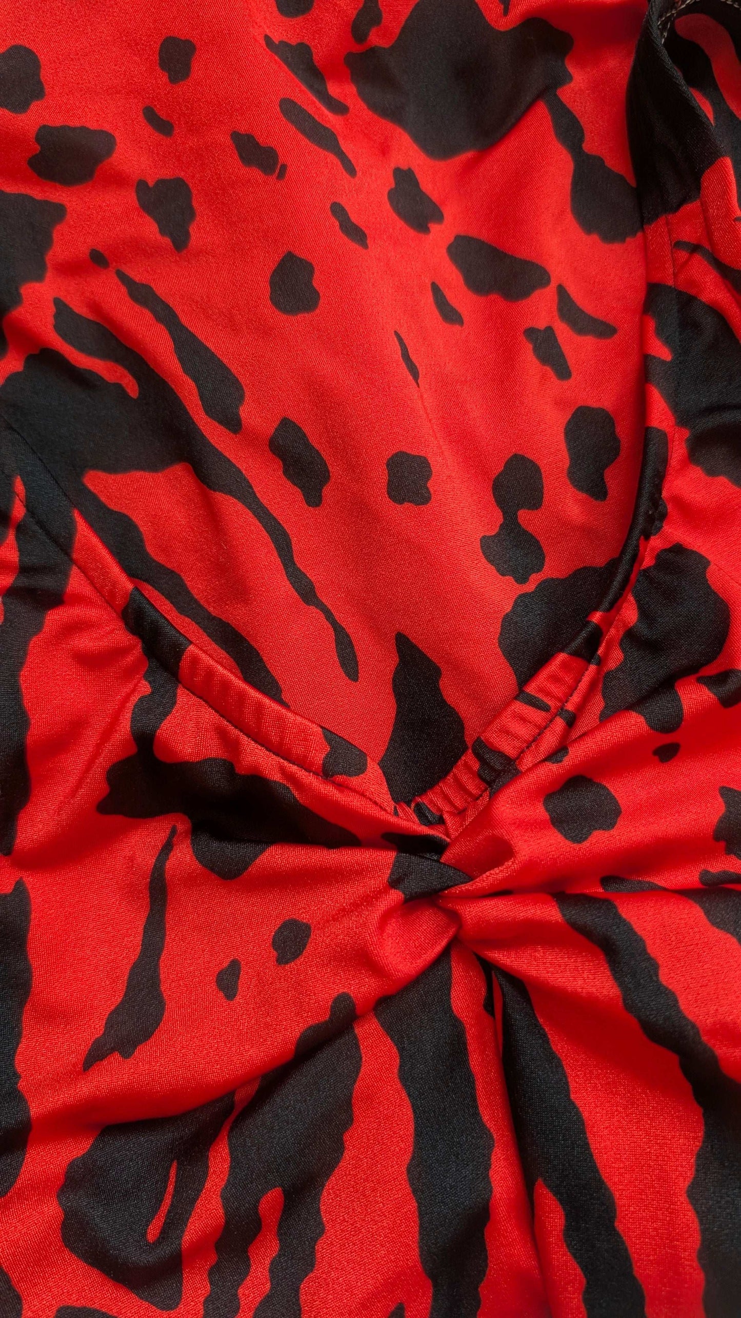 1990s red swim set Swim Rad Bonnie's Vintage