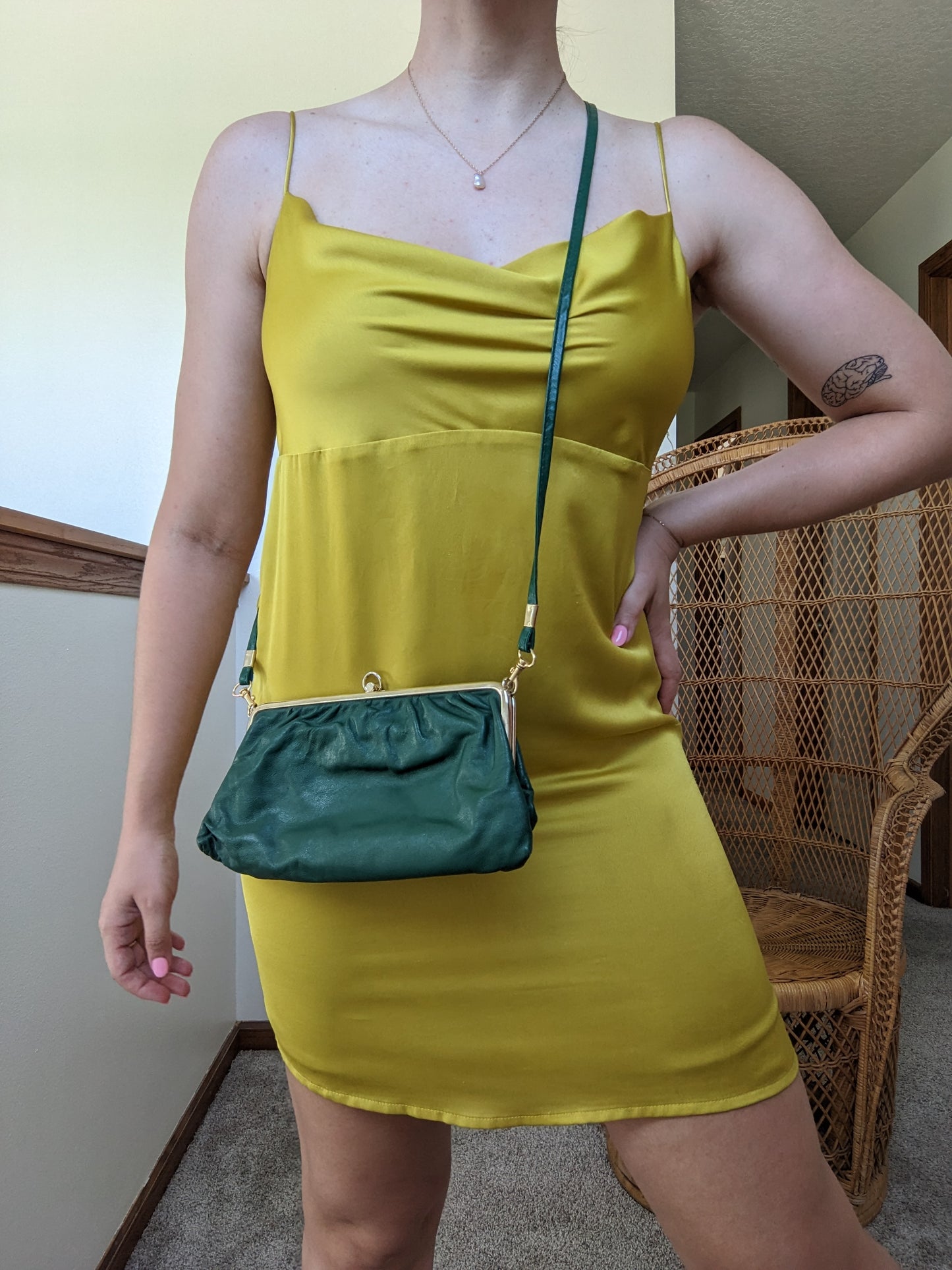 1970s Italian leather purse Rad Bonnie's Vintage