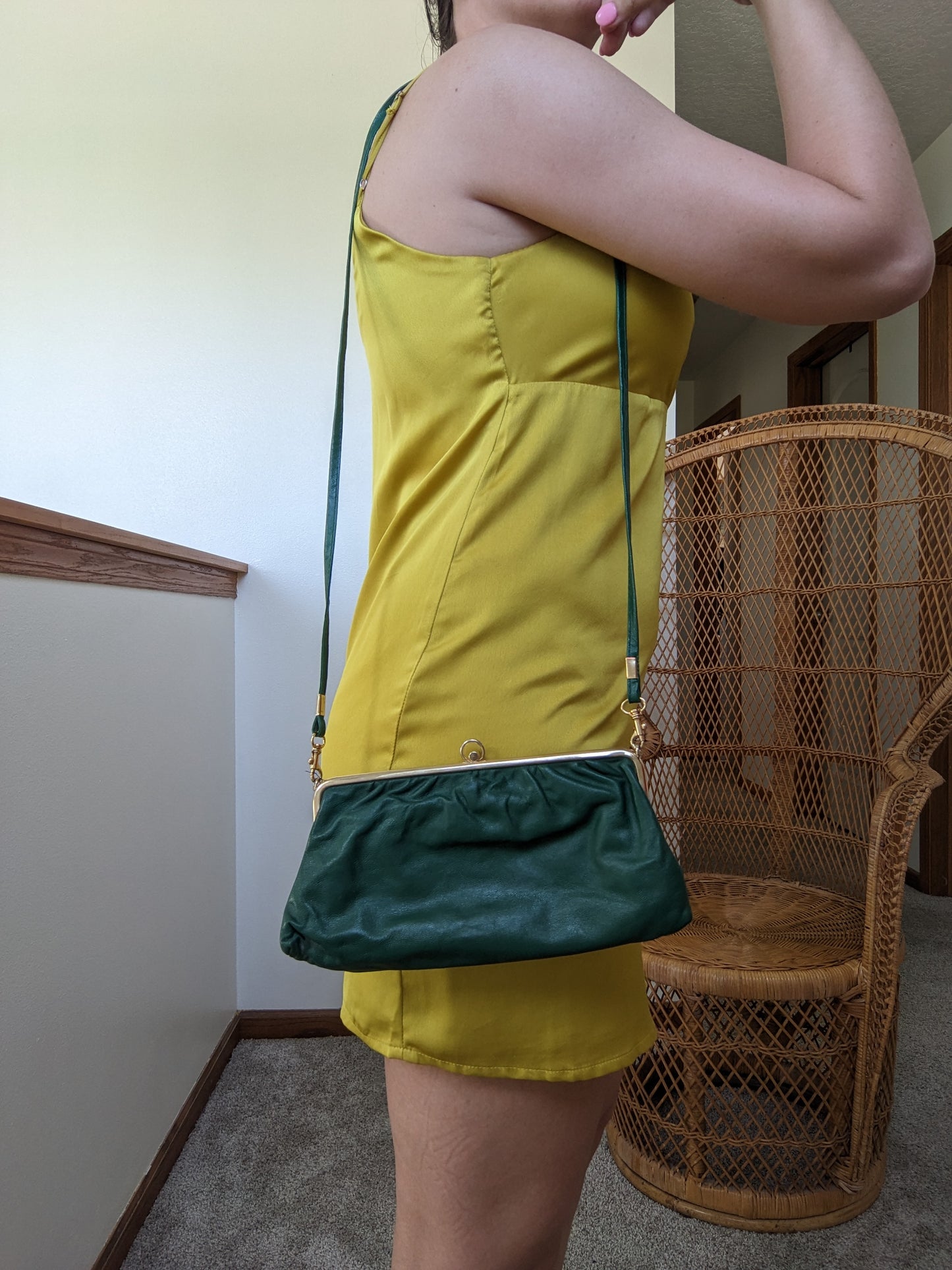 1970s Italian leather purse Rad Bonnie's Vintage