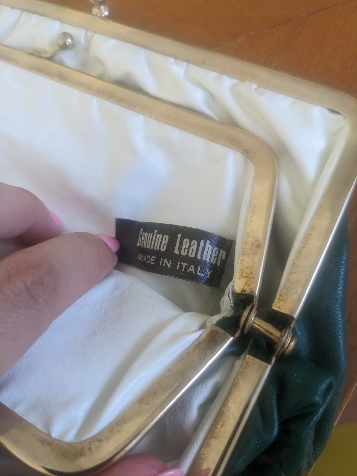 1970s Italian leather purse Rad Bonnie's Vintage