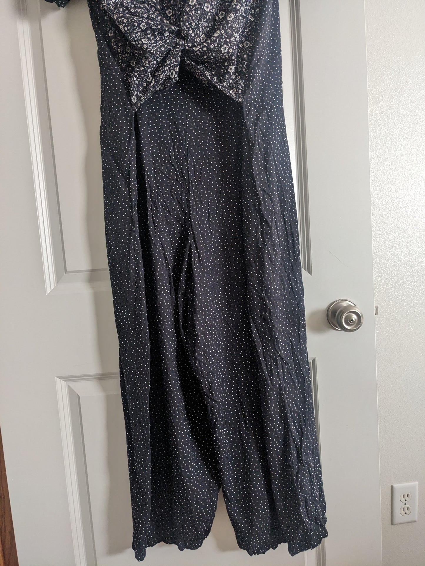 1990s polka dot and floral jumpsuit Jumpsuit Rad Bonnie's Vintage