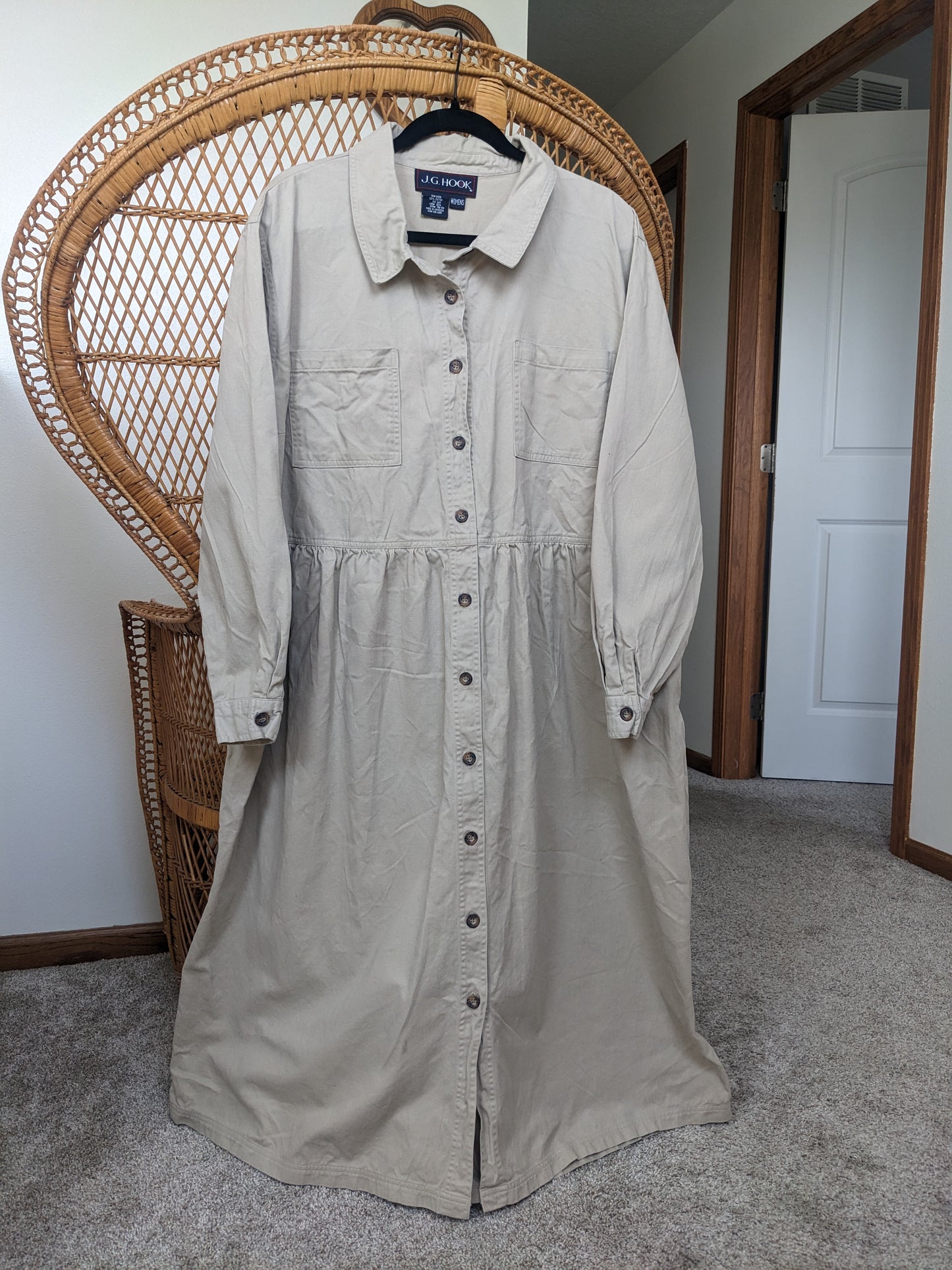 1990s safari dress Dress Rad Bonnie's Vintage