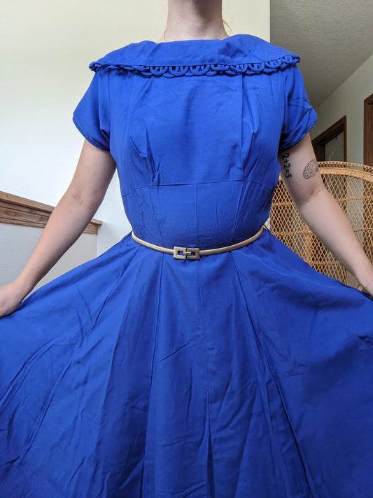 1950s blueberry dress- As is Dress Rad Bonnie's Vintage