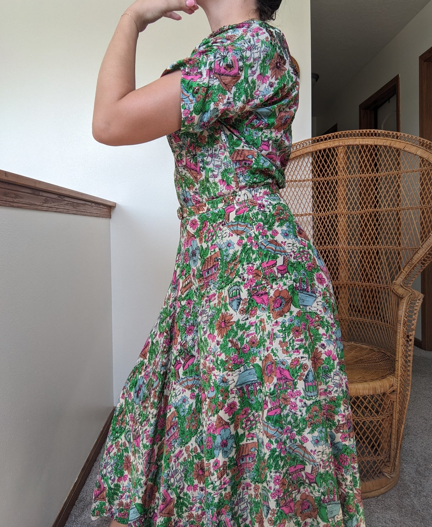 1930s Martha Weathered beaded dress Dress Rad Bonnie's Vintage