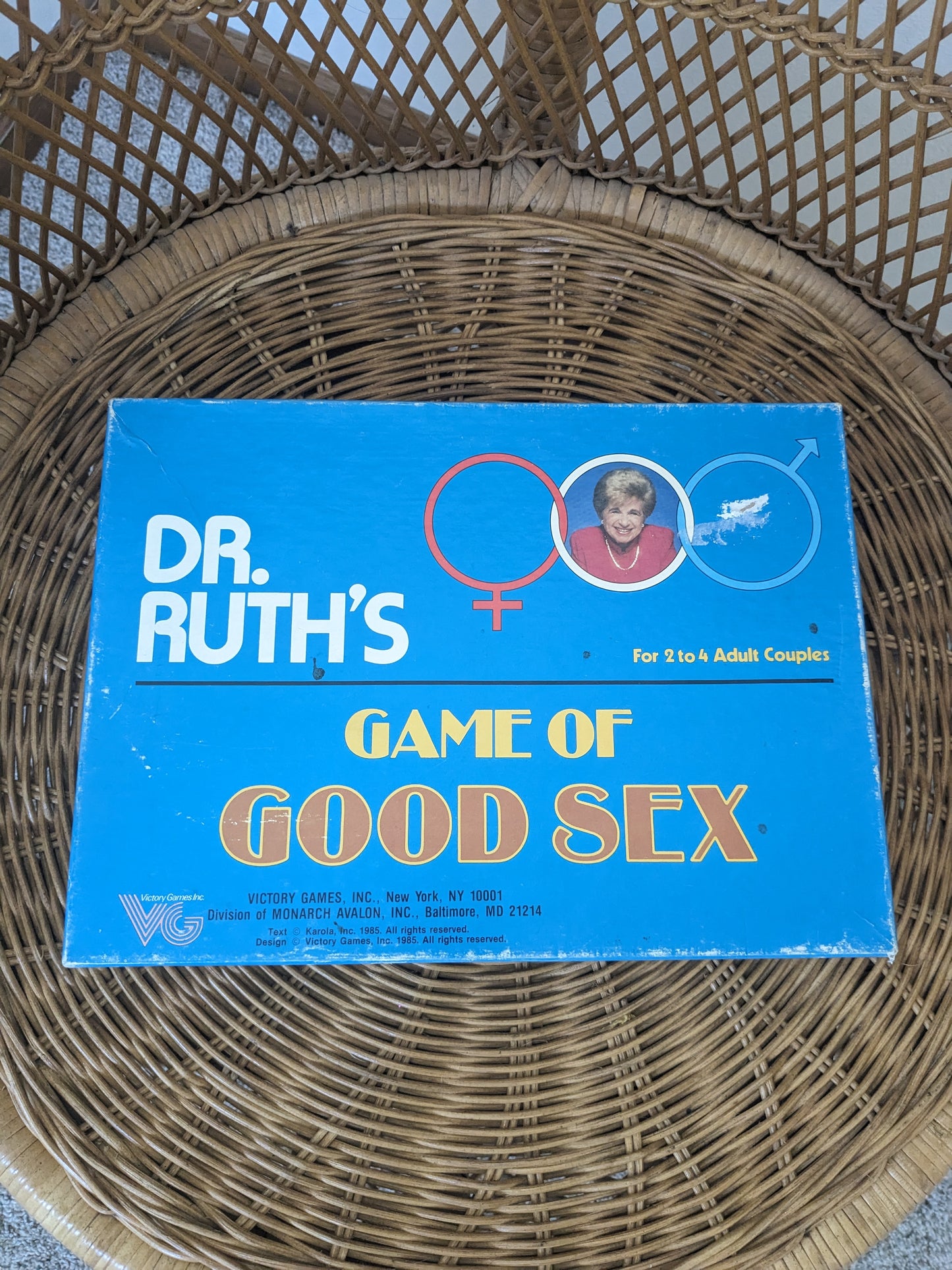 Dr. Ruth's "Game of Good Sex" board game