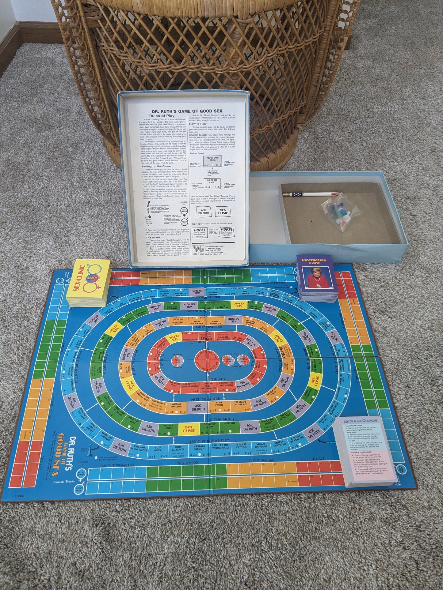Dr. Ruth's "Game of Good Sex" board game