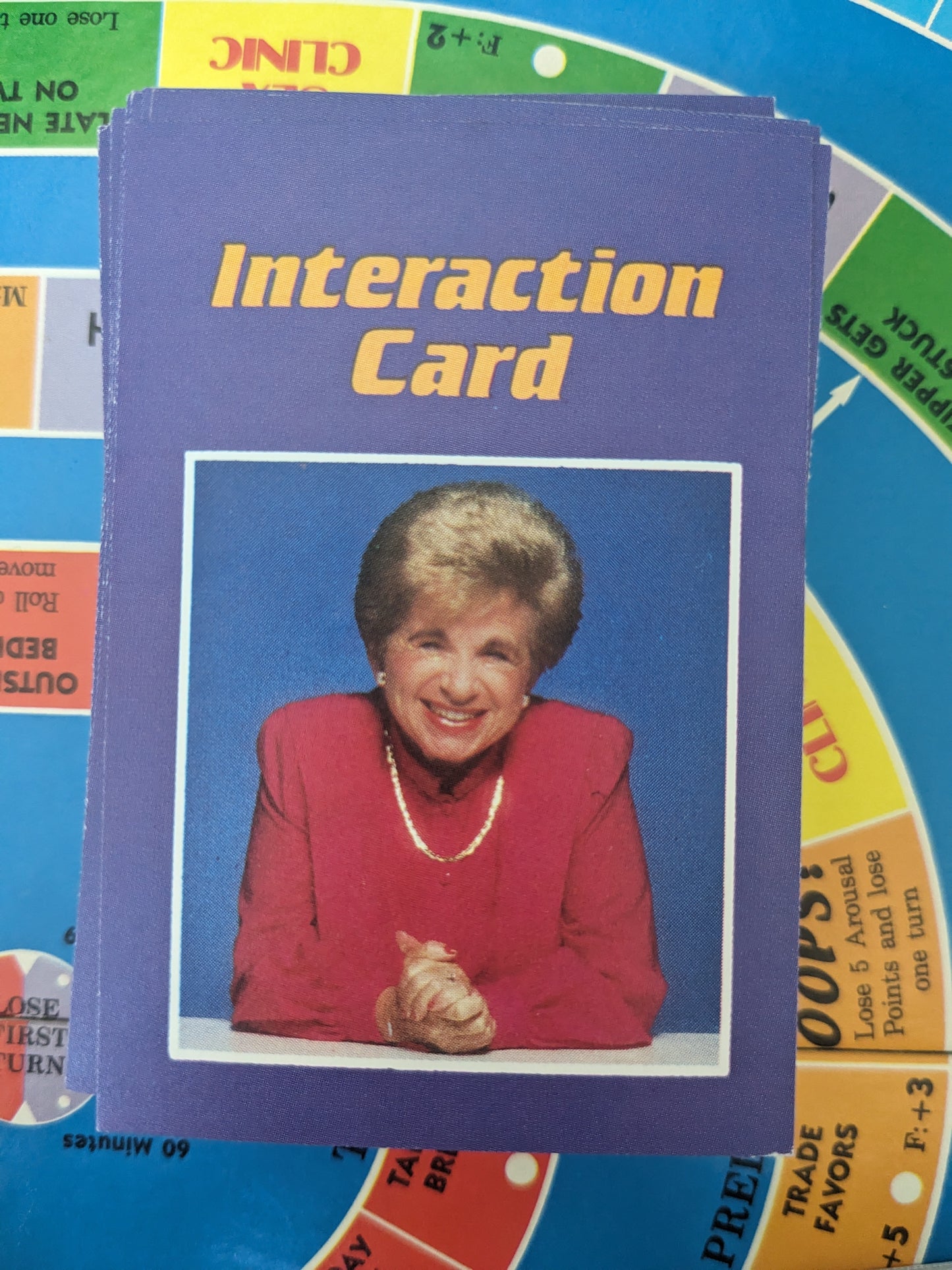 Dr. Ruth's "Game of Good Sex" board game