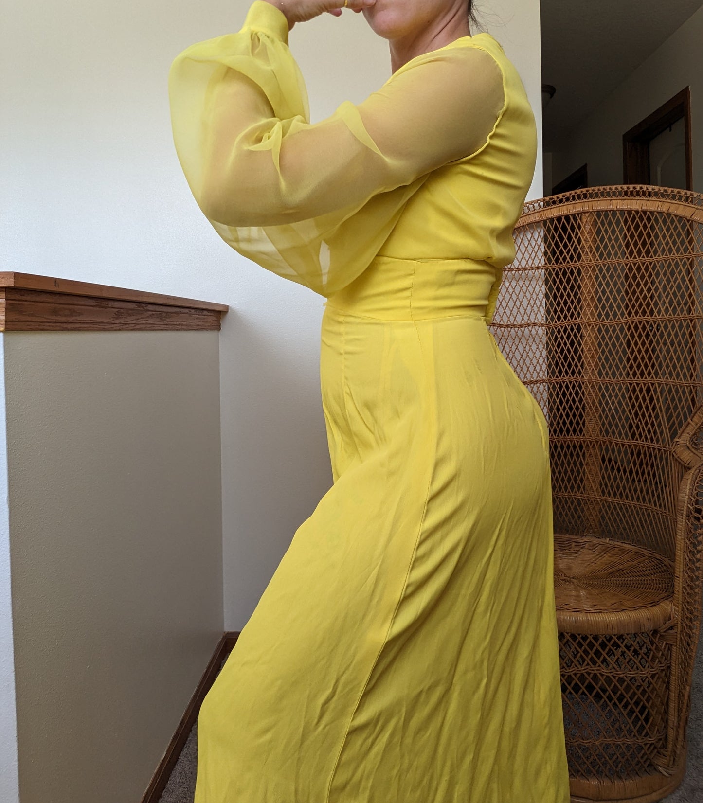 1960s/70s canary yellow dress Dress Rad Bonnie's Vintage