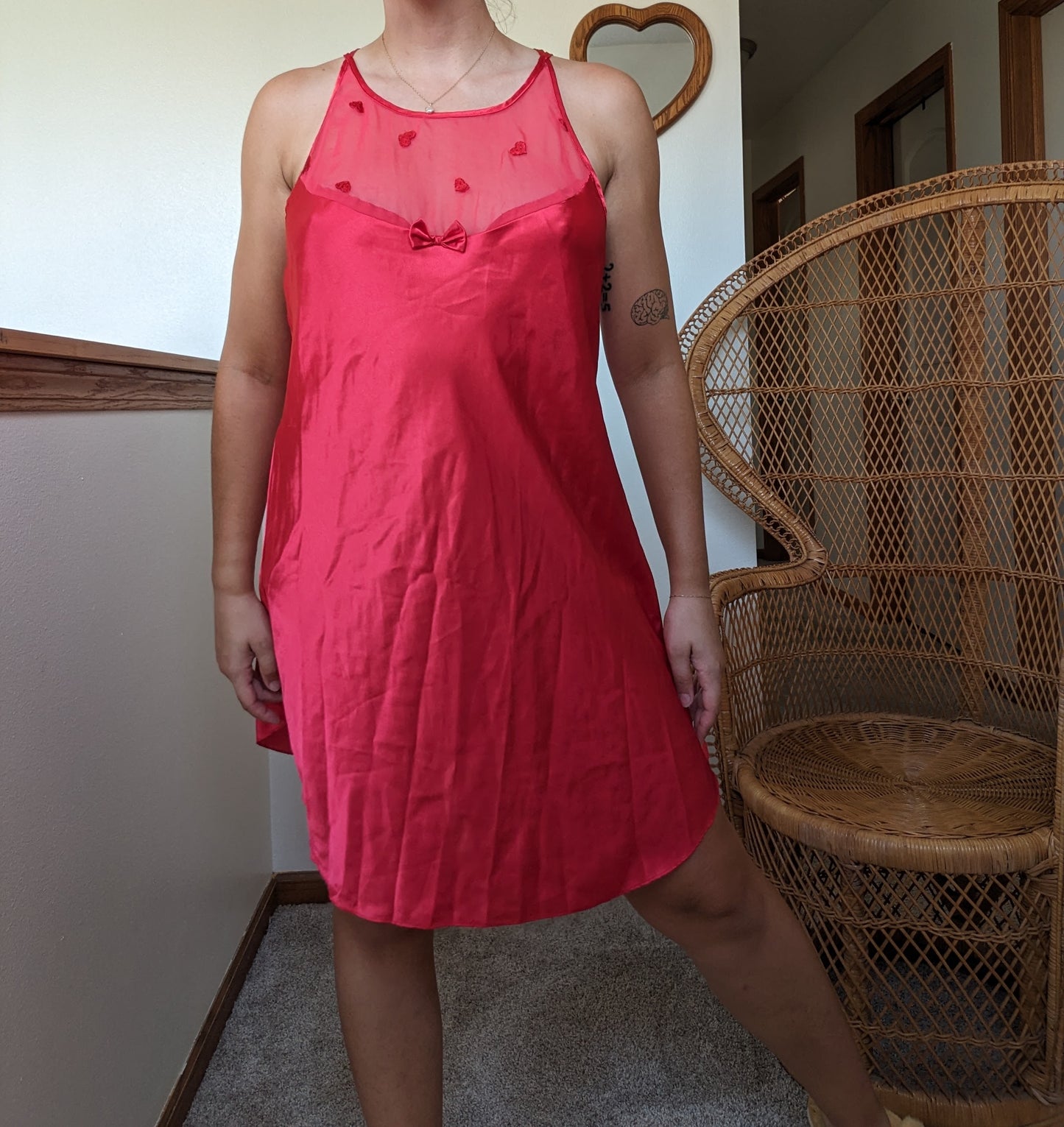 1980s red slip Slip Rad Bonnie's Vintage