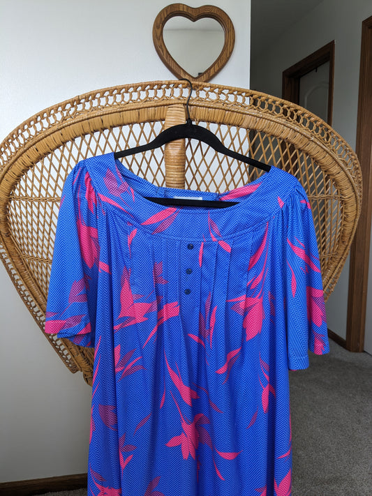 1970s technicolor dress Dress Rad Bonnie's Vintage