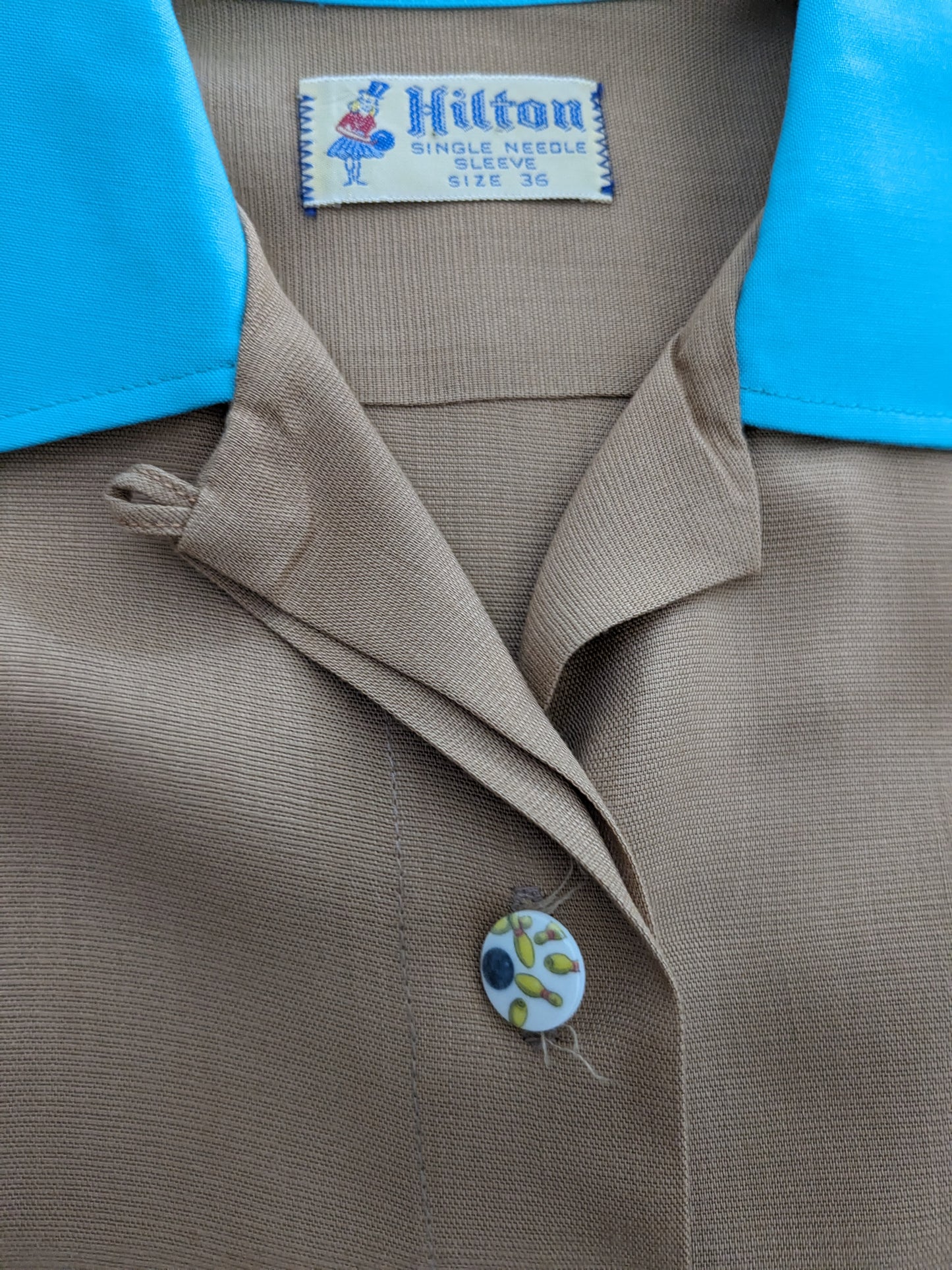 1950s bowling shirt Top Rad Bonnie's Vintage