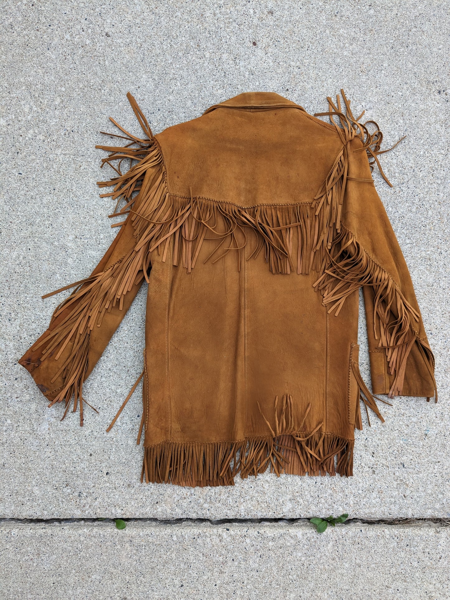 1960s fringe leather jacket Jacket Rad Bonnie's Vintage