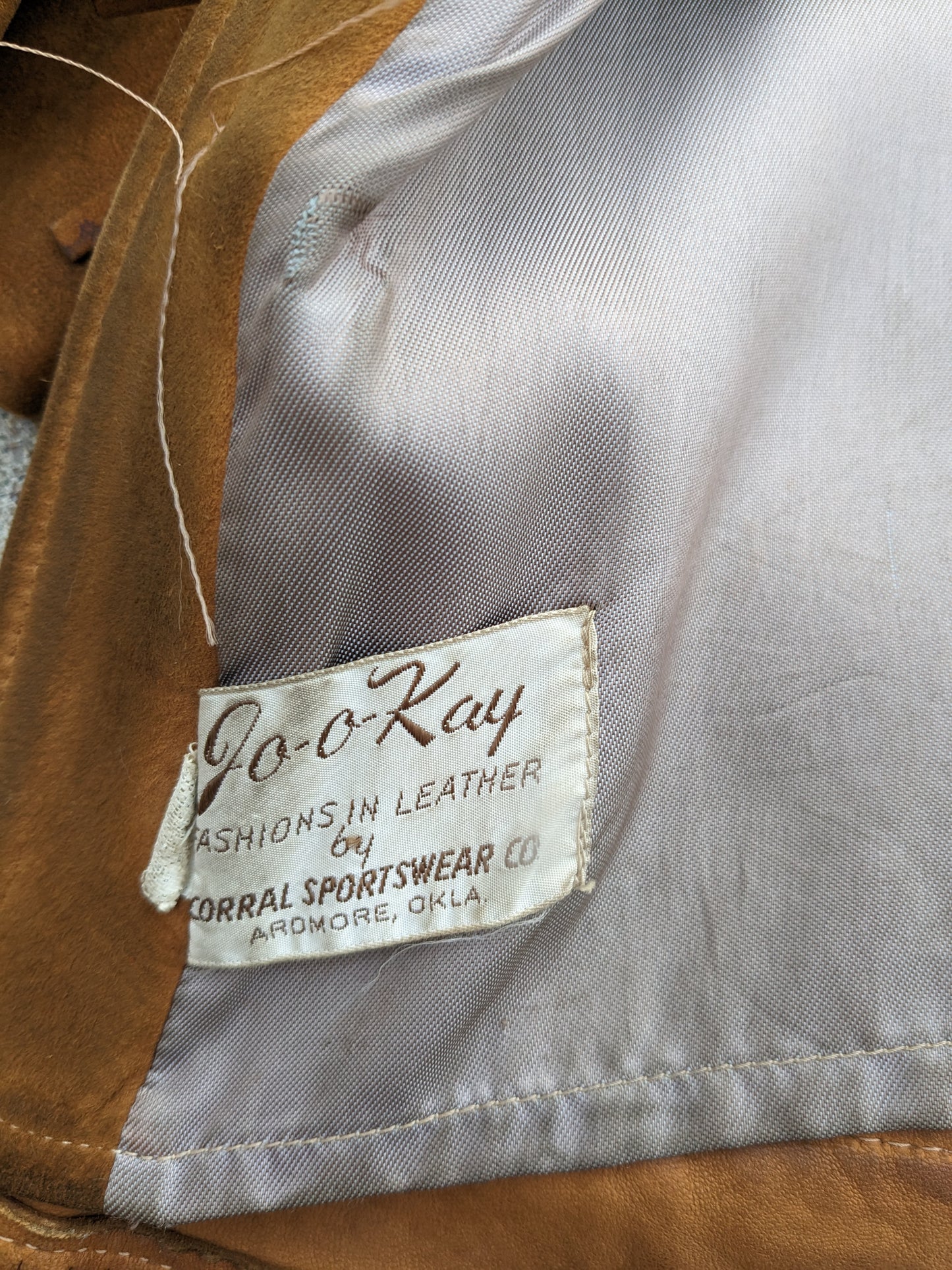 1960s fringe leather jacket Jacket Rad Bonnie's Vintage