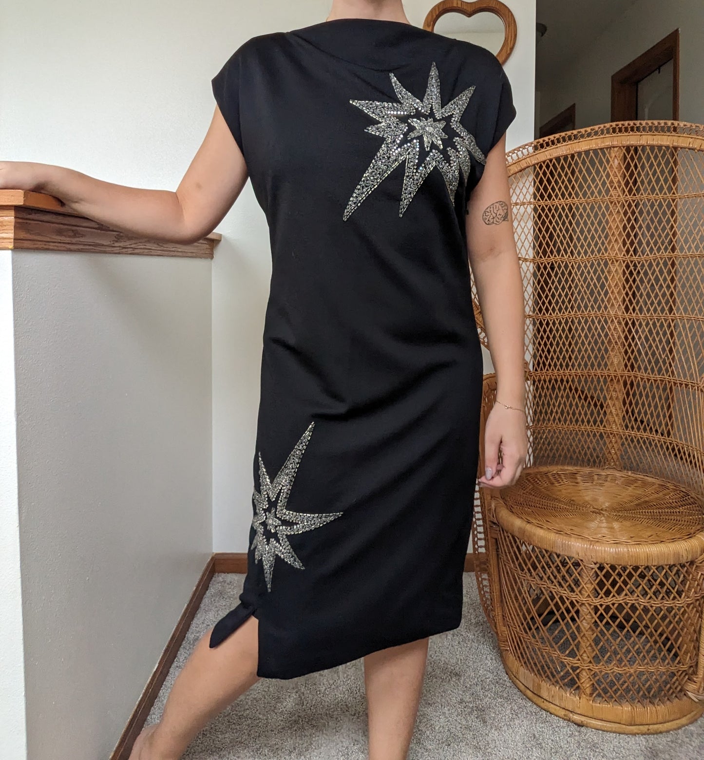 1950s beaded star dress Dress Rad Bonnie's Vintage