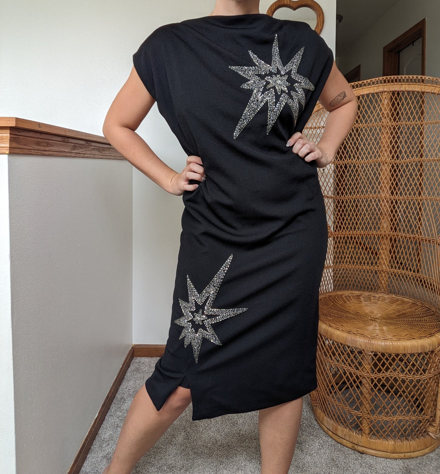 1950s beaded star dress Dress Rad Bonnie's Vintage