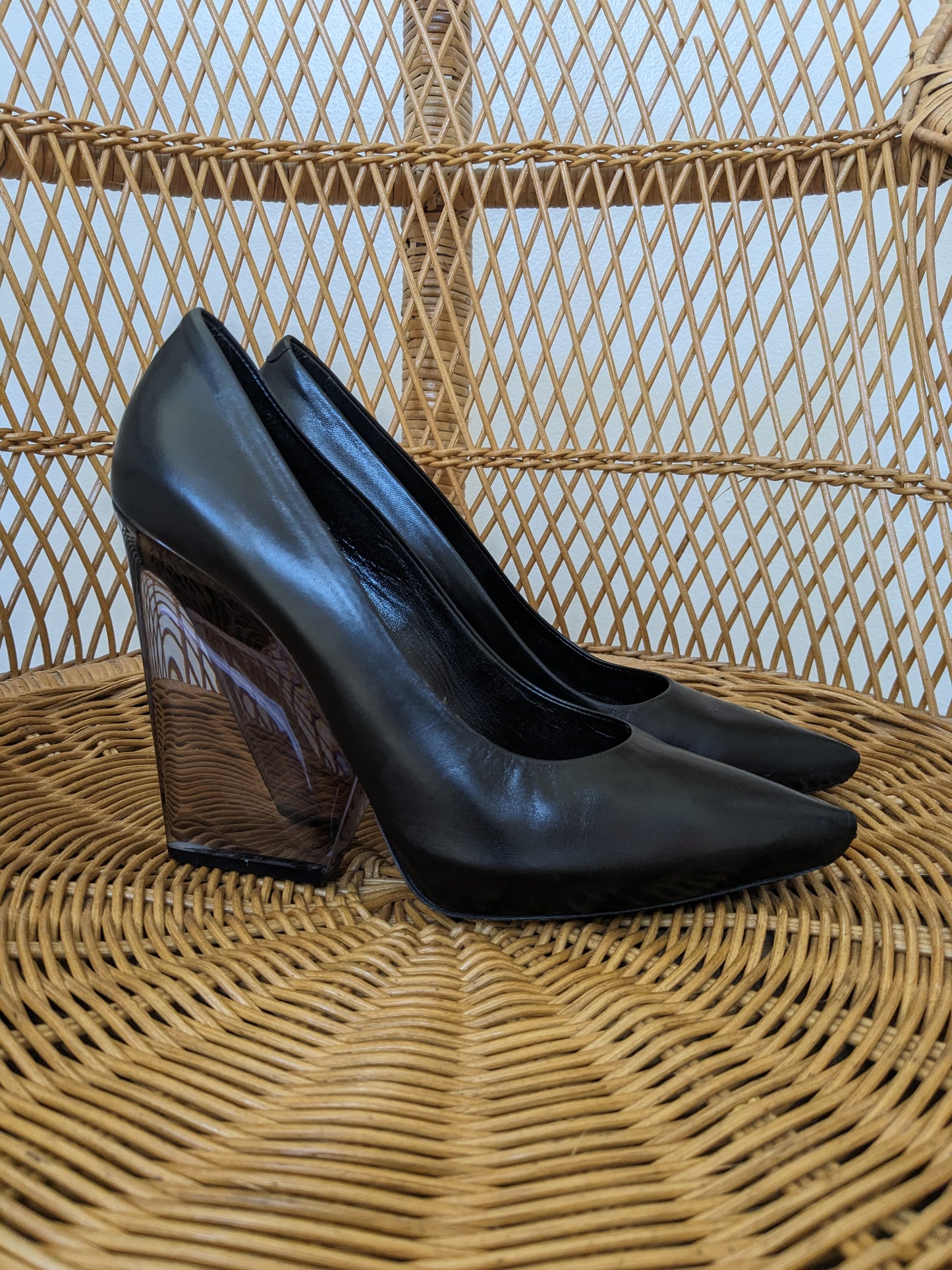 Celine pointed toe black pumps Shoes Rad Bonnie's Vintage