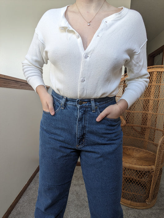 1990s L.L. Bean fleece lined jeans jeans Rad Bonnie's Vintage