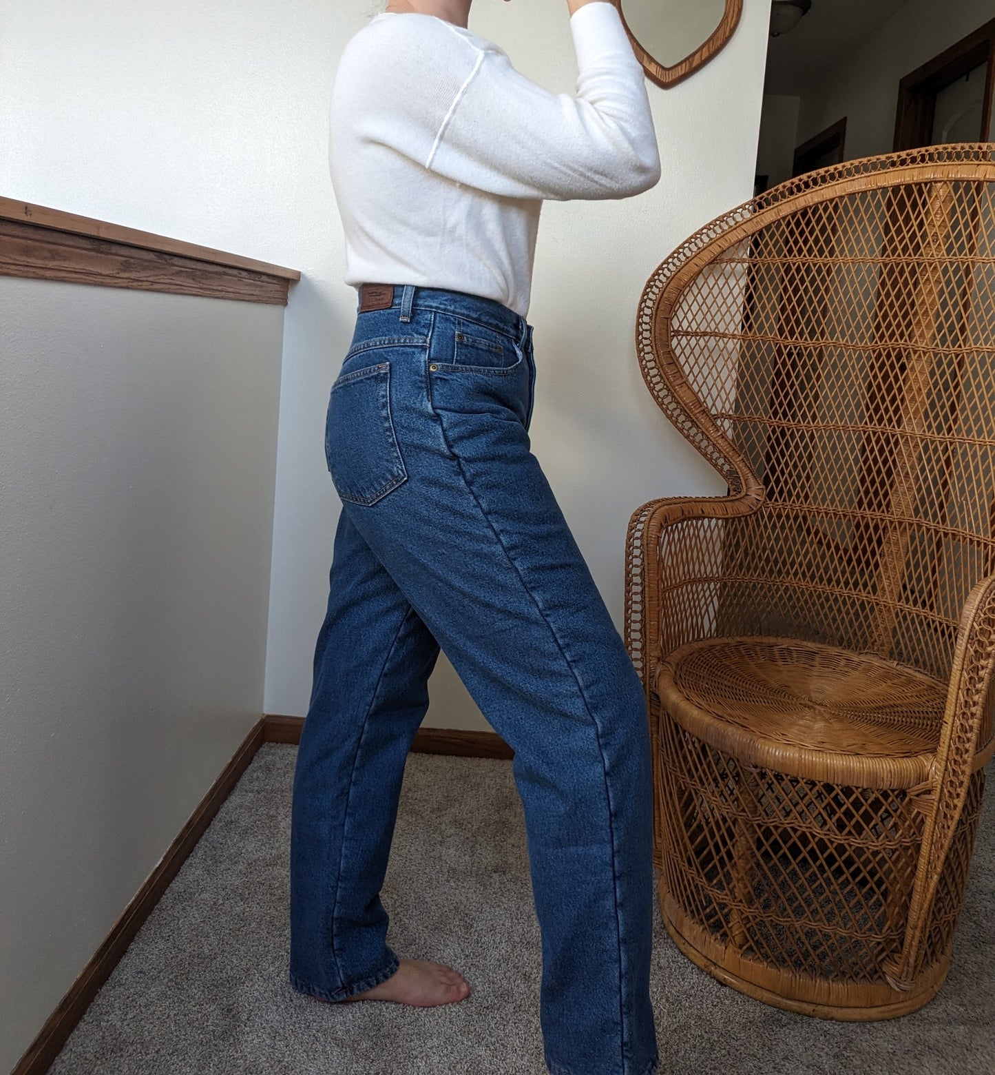 1990s L.L. Bean fleece lined jeans jeans Rad Bonnie's Vintage