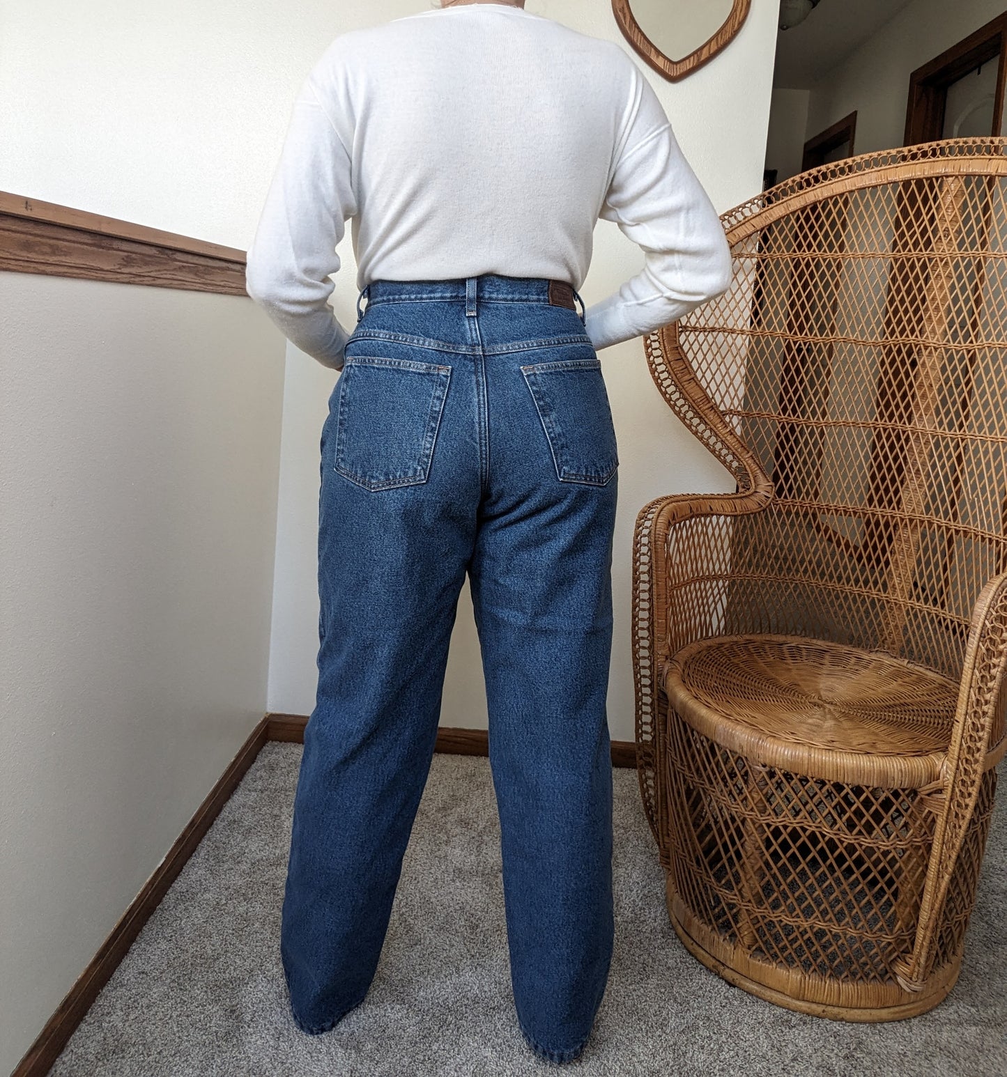 1990s L.L. Bean fleece lined jeans jeans Rad Bonnie's Vintage