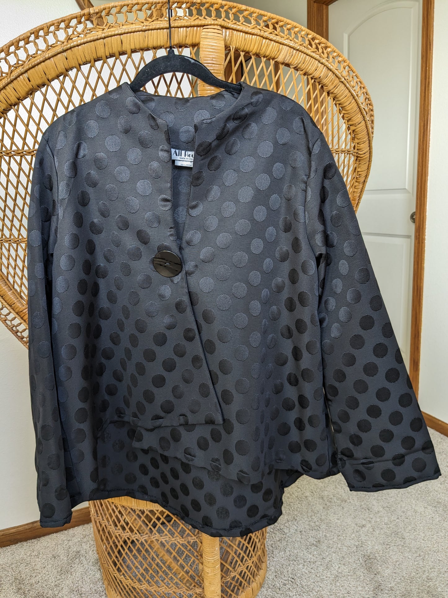 1980s mod polka dot swing jacket Jacket Rad Bonnie's Vintage