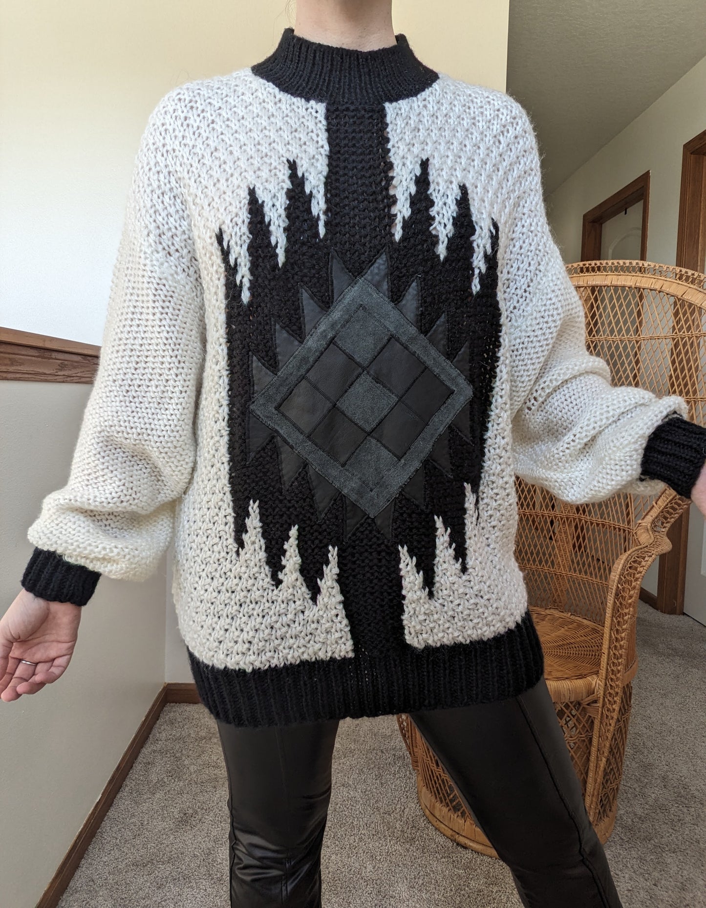 1980s graphic sweater Sweater Rad Bonnie's Vintage