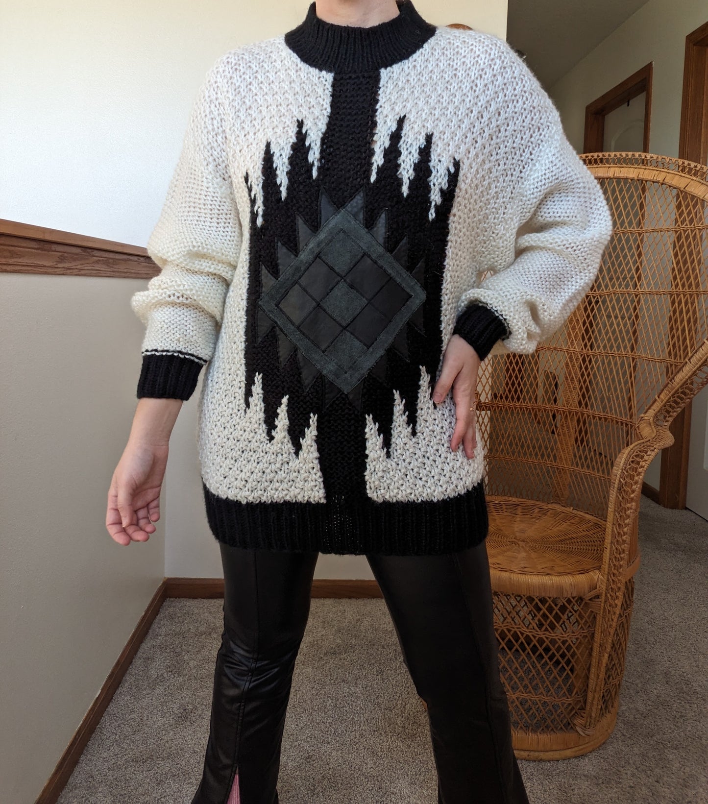 1980s graphic sweater Sweater Rad Bonnie's Vintage
