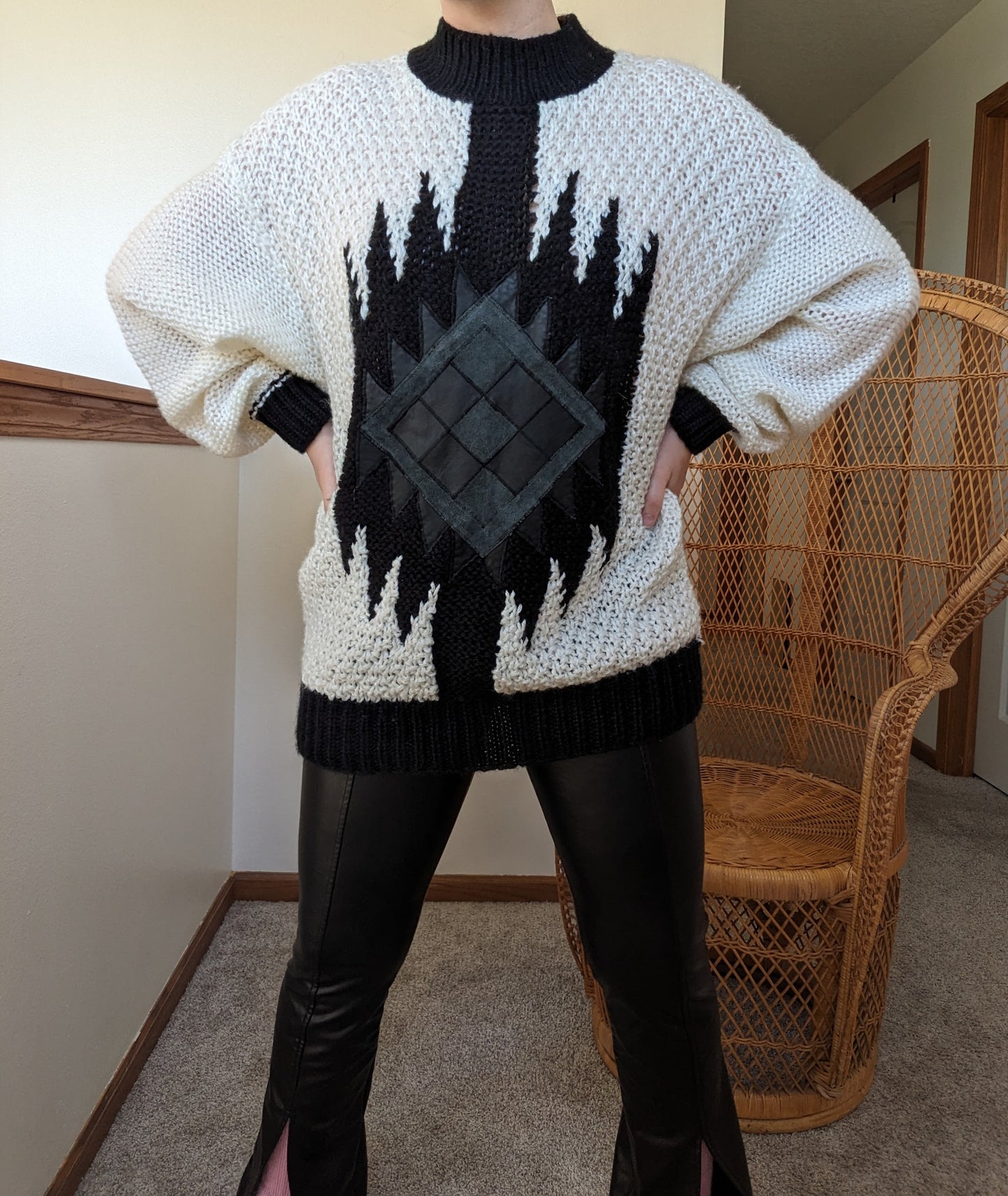 1980s graphic sweater Sweater Rad Bonnie's Vintage