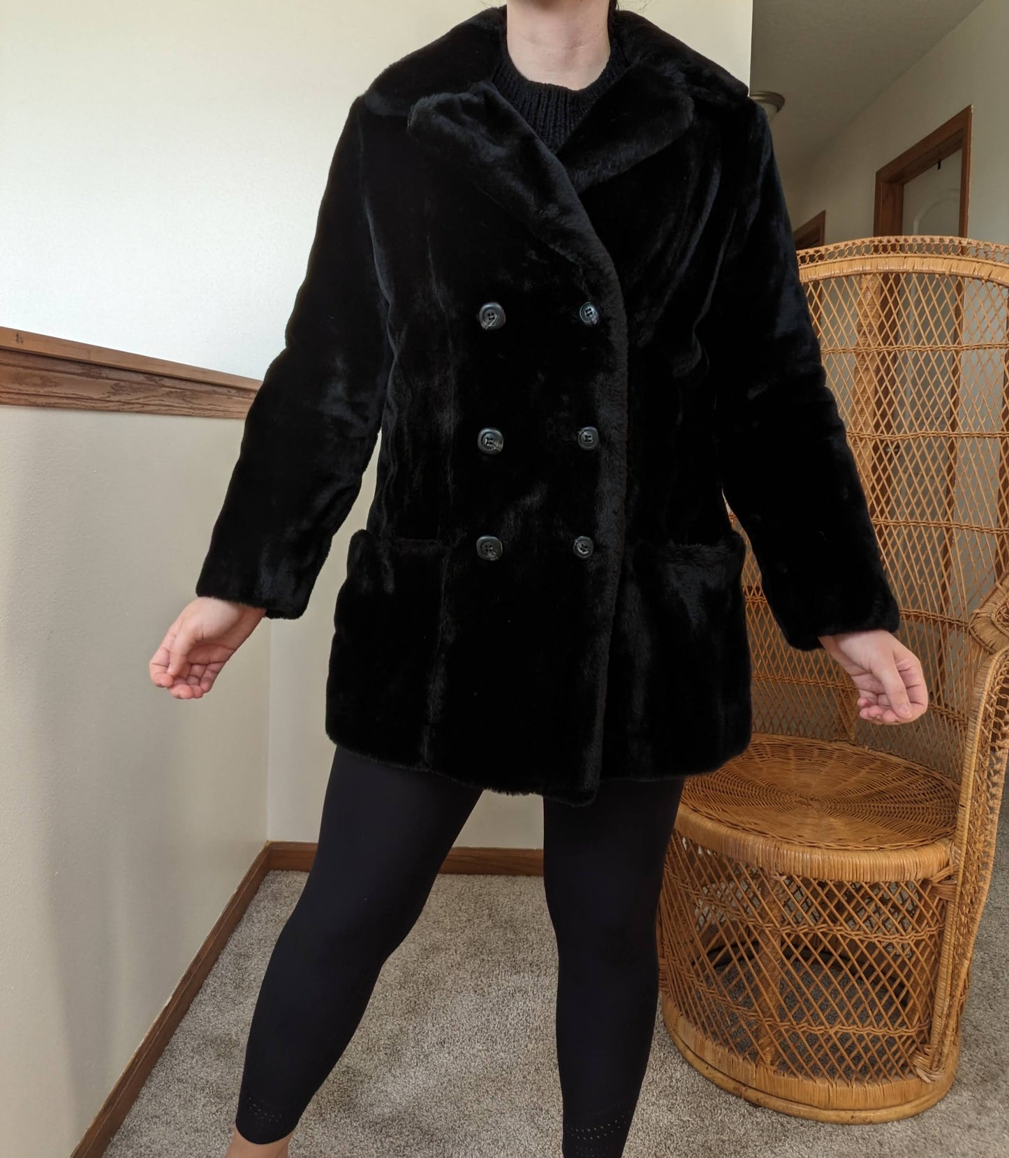 1970s faux fur jacket Jacket Rad Bonnie's Vintage