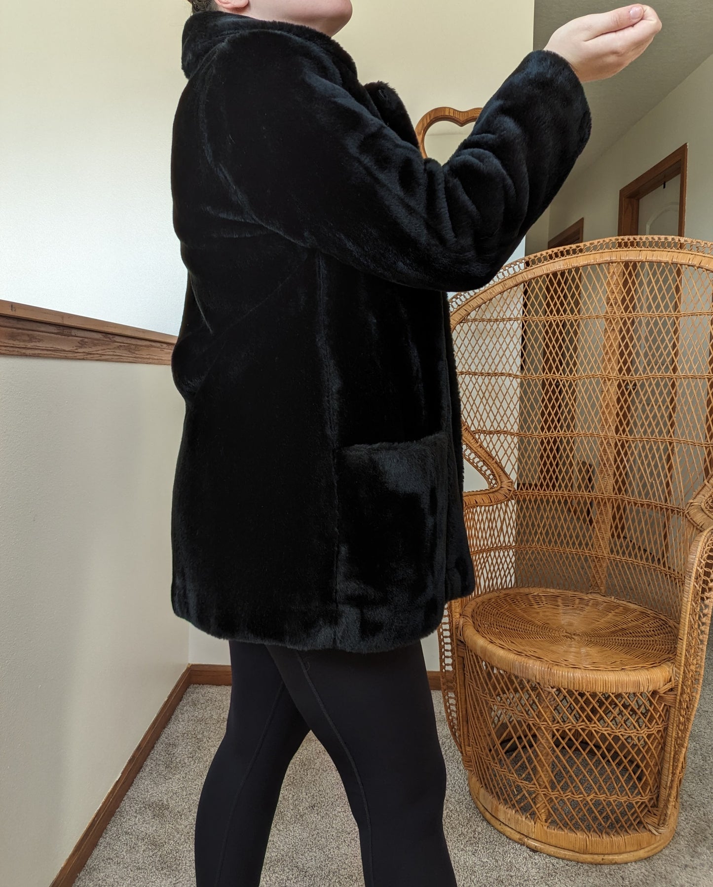 1970s faux fur jacket Jacket Rad Bonnie's Vintage