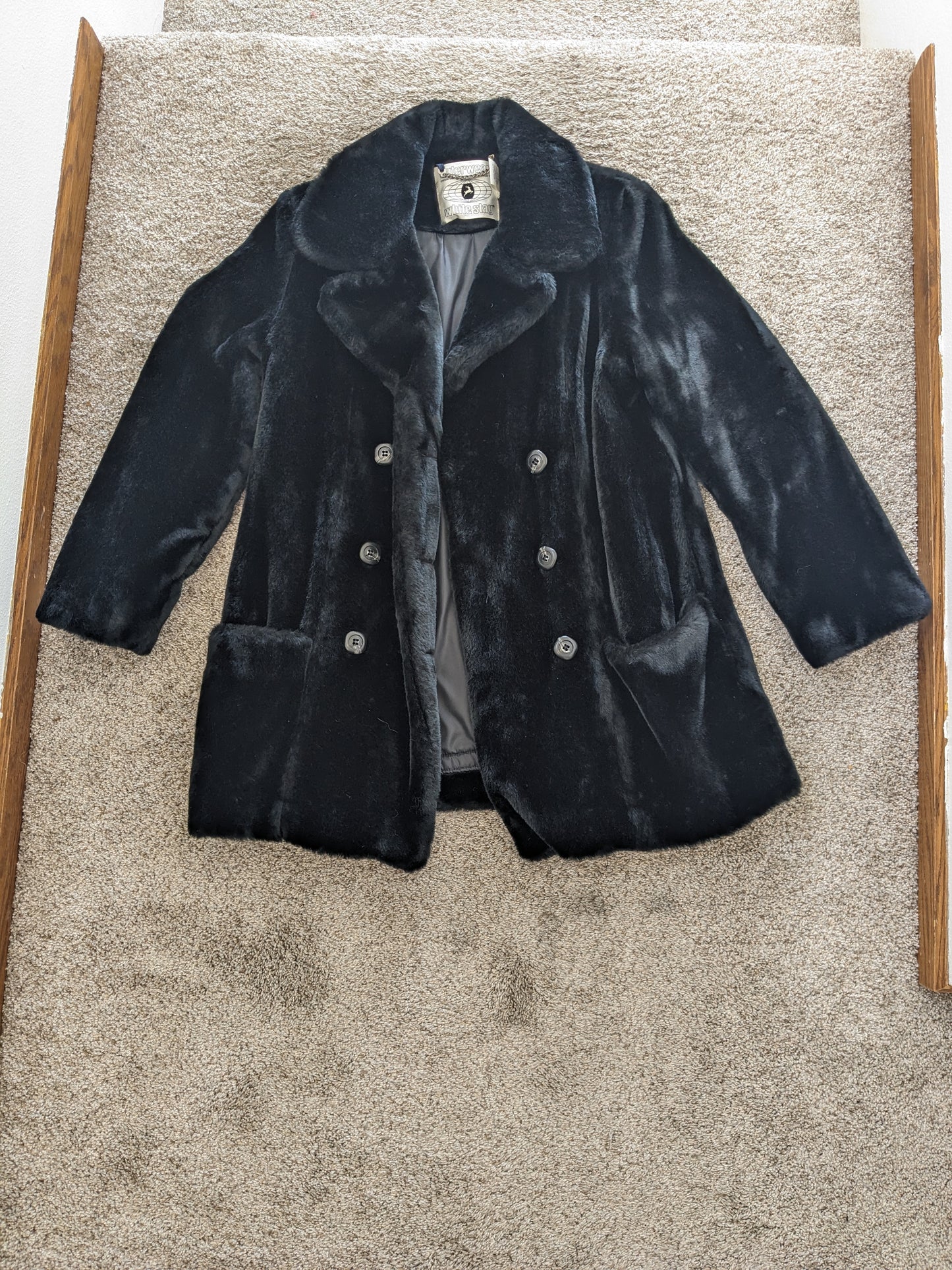 1970s faux fur jacket Jacket Rad Bonnie's Vintage