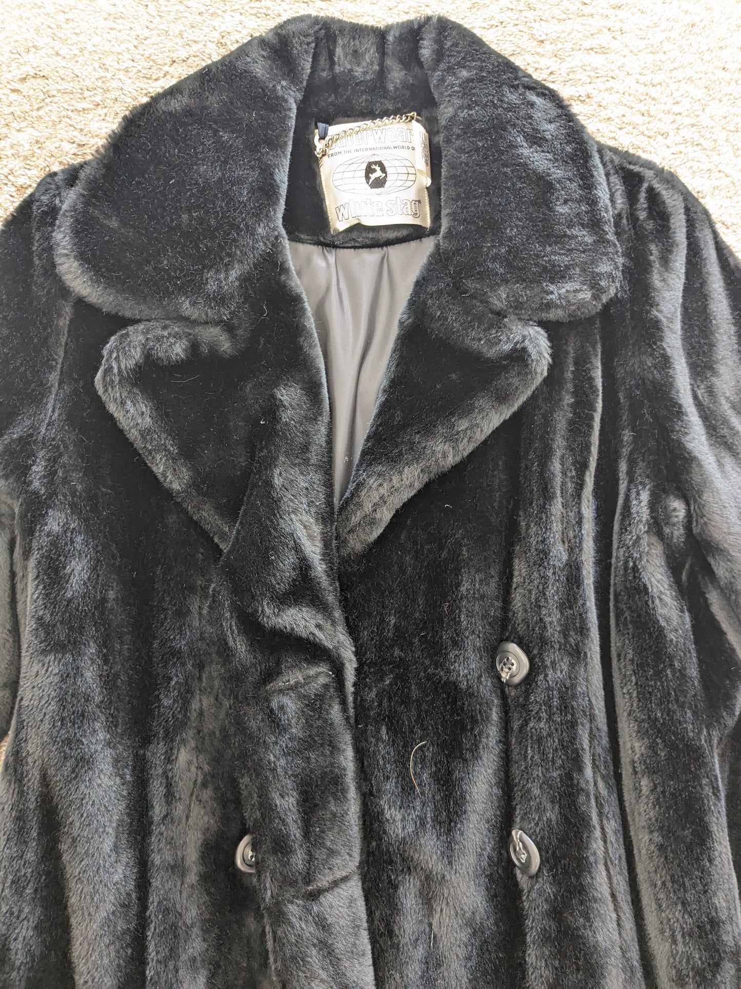 1970s faux fur jacket Jacket Rad Bonnie's Vintage