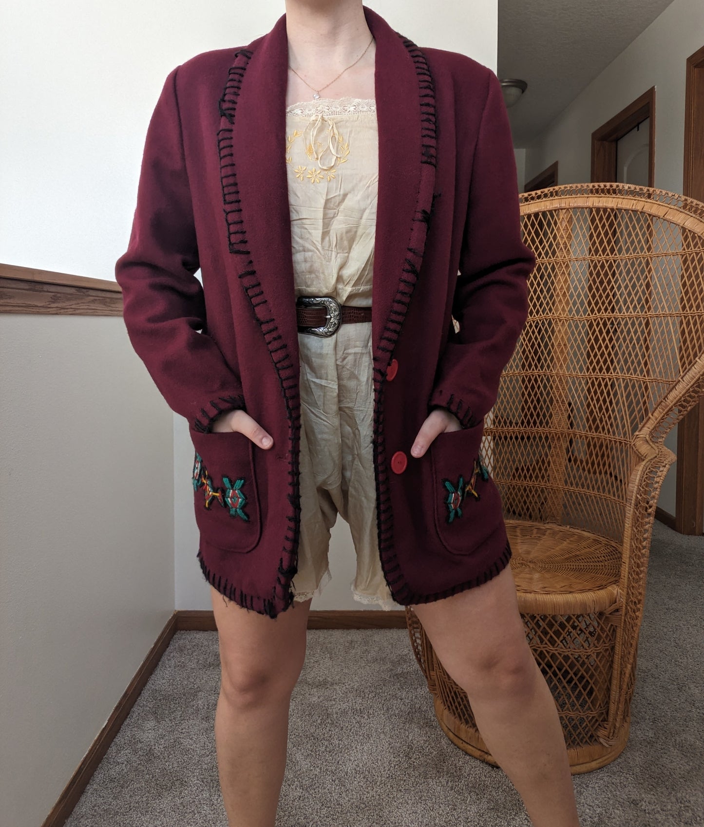 1950s Mexican souvenir jacket Jacket Rad Bonnie's Vintage