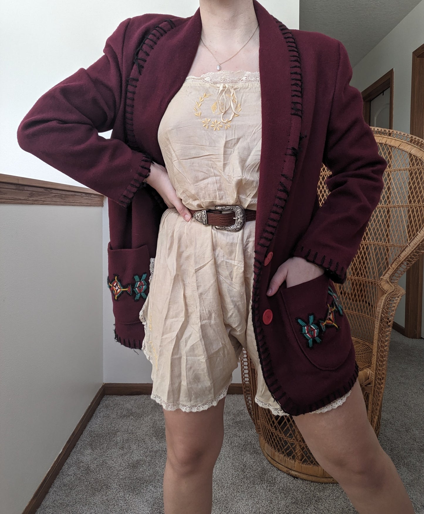 1950s Mexican souvenir jacket Jacket Rad Bonnie's Vintage