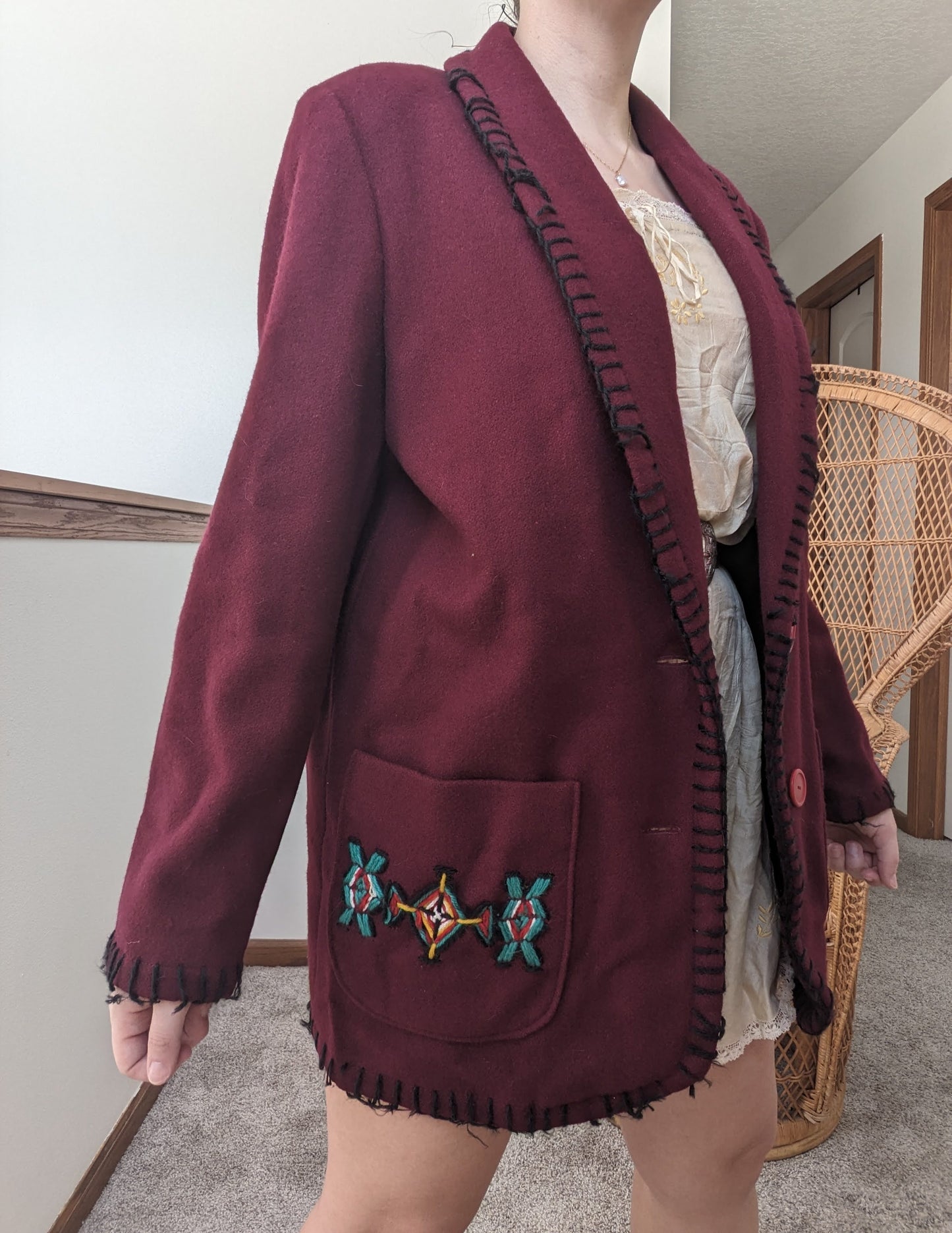 1950s Mexican souvenir jacket Jacket Rad Bonnie's Vintage