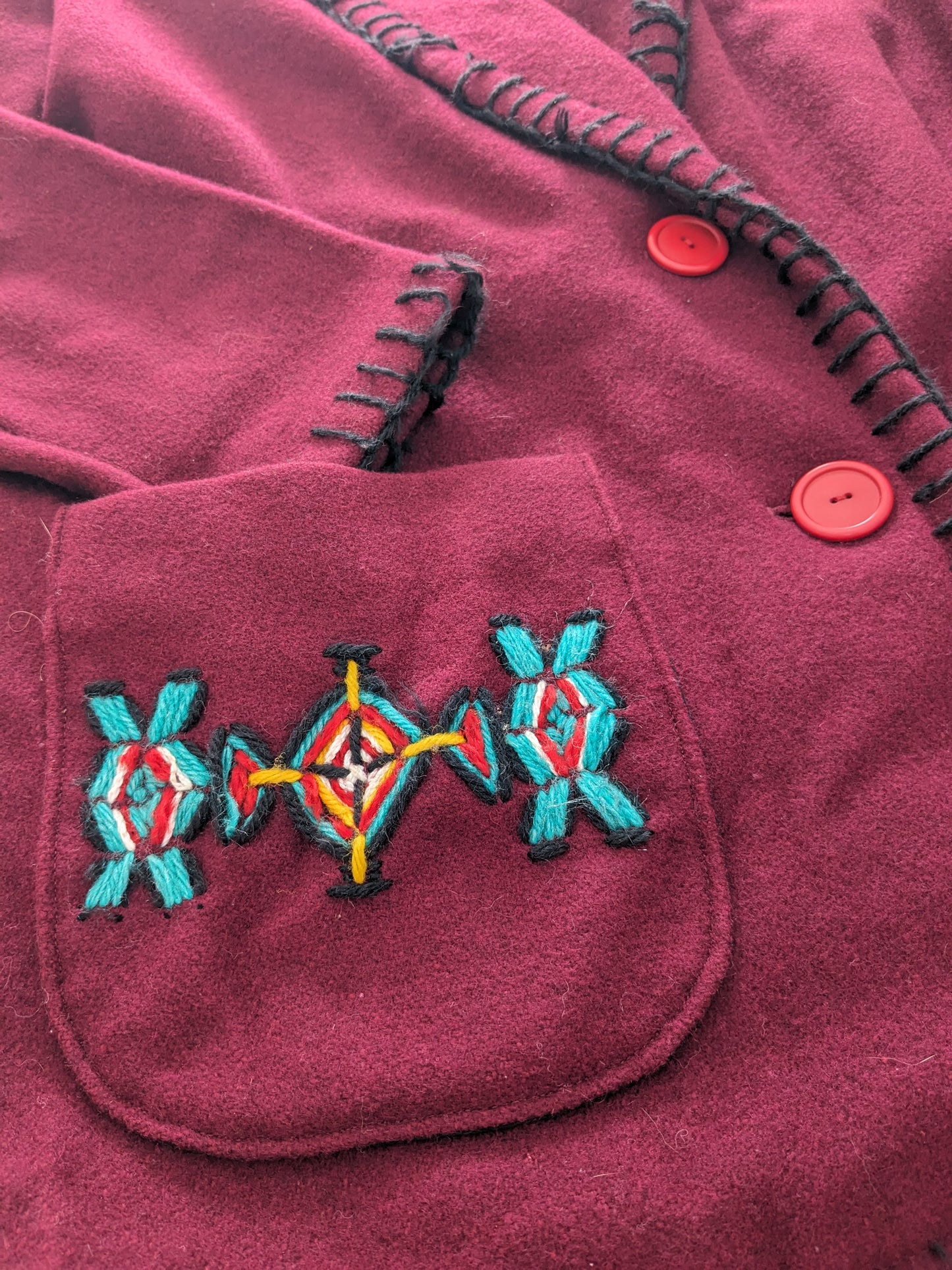 1950s Mexican souvenir jacket Jacket Rad Bonnie's Vintage