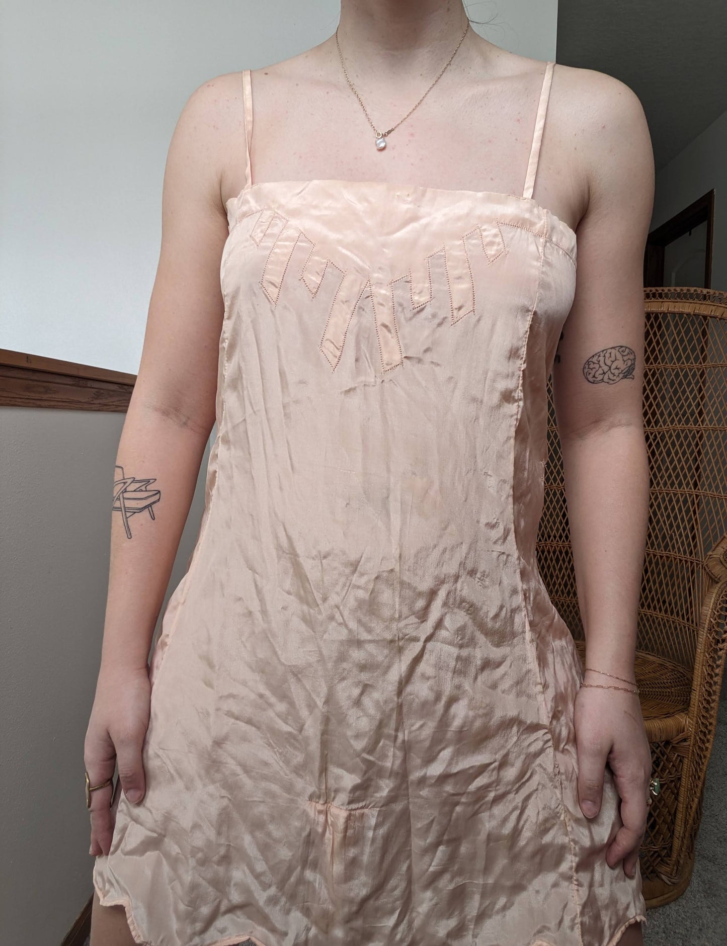 1930s ballet pink slip Slip Rad Bonnie's Vintage