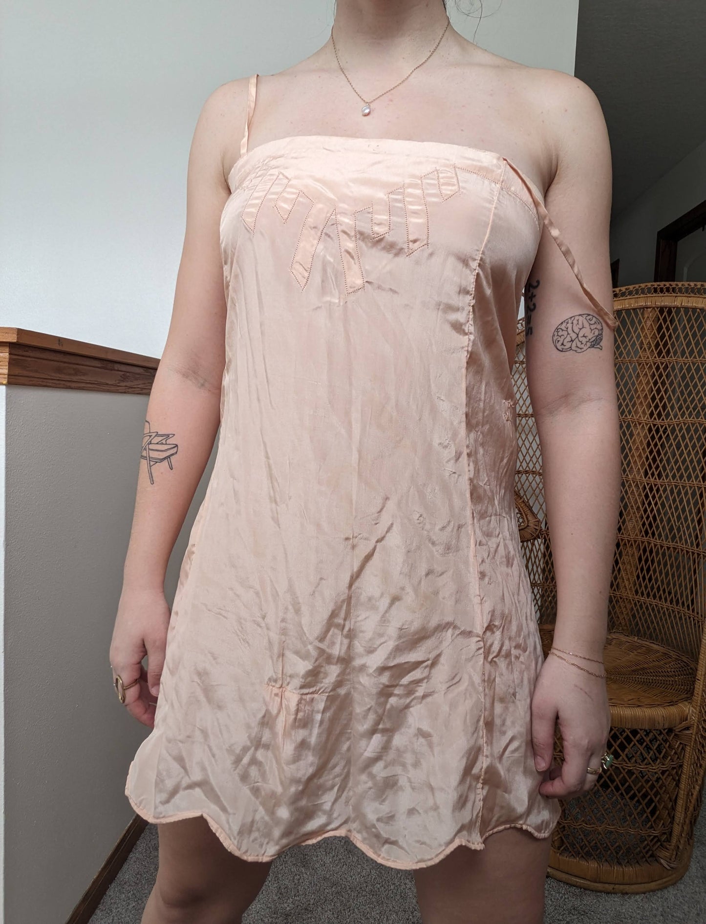 1930s ballet pink slip Slip Rad Bonnie's Vintage