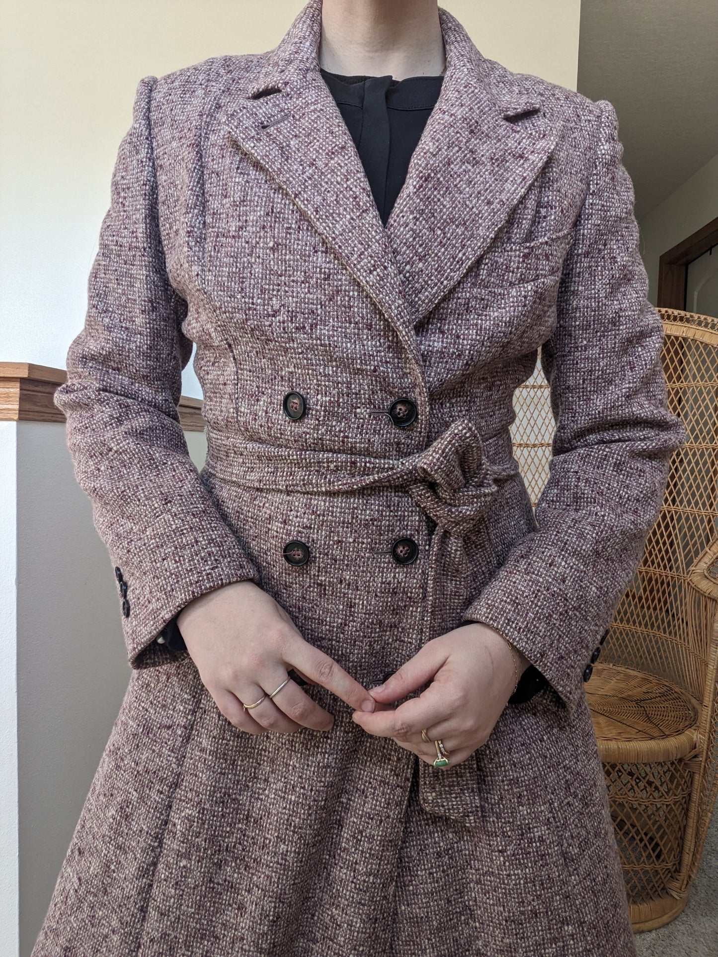 1960s tweed princess coat Coat Rad Bonnie's Vintage