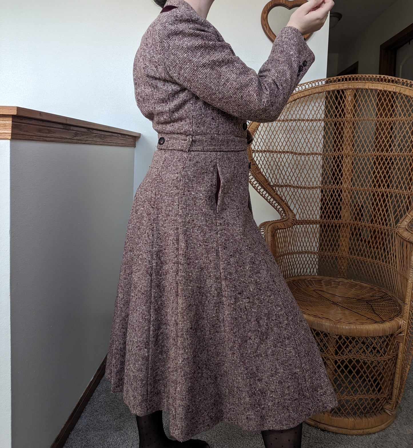 1960s tweed princess coat Coat Rad Bonnie's Vintage