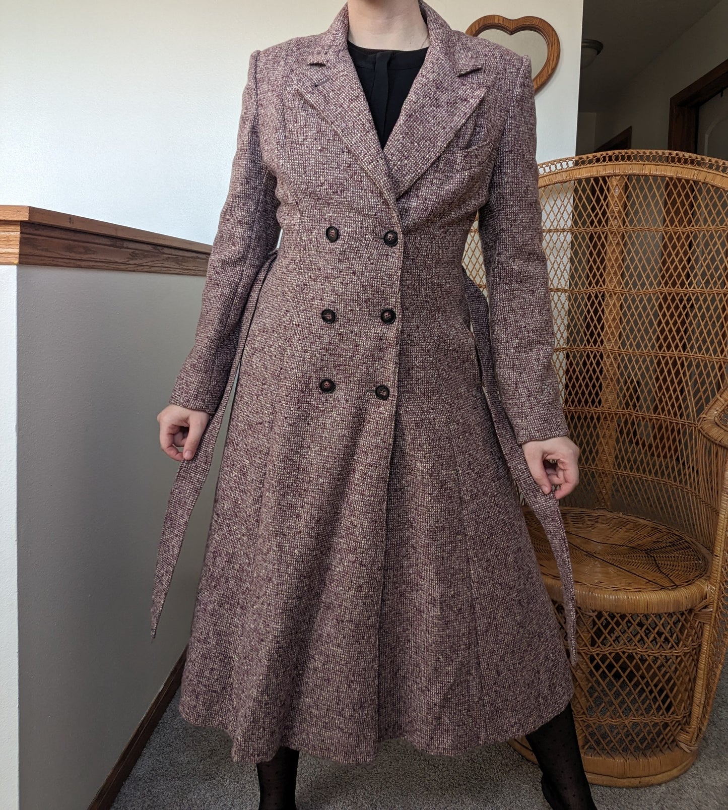 1960s tweed princess coat Coat Rad Bonnie's Vintage