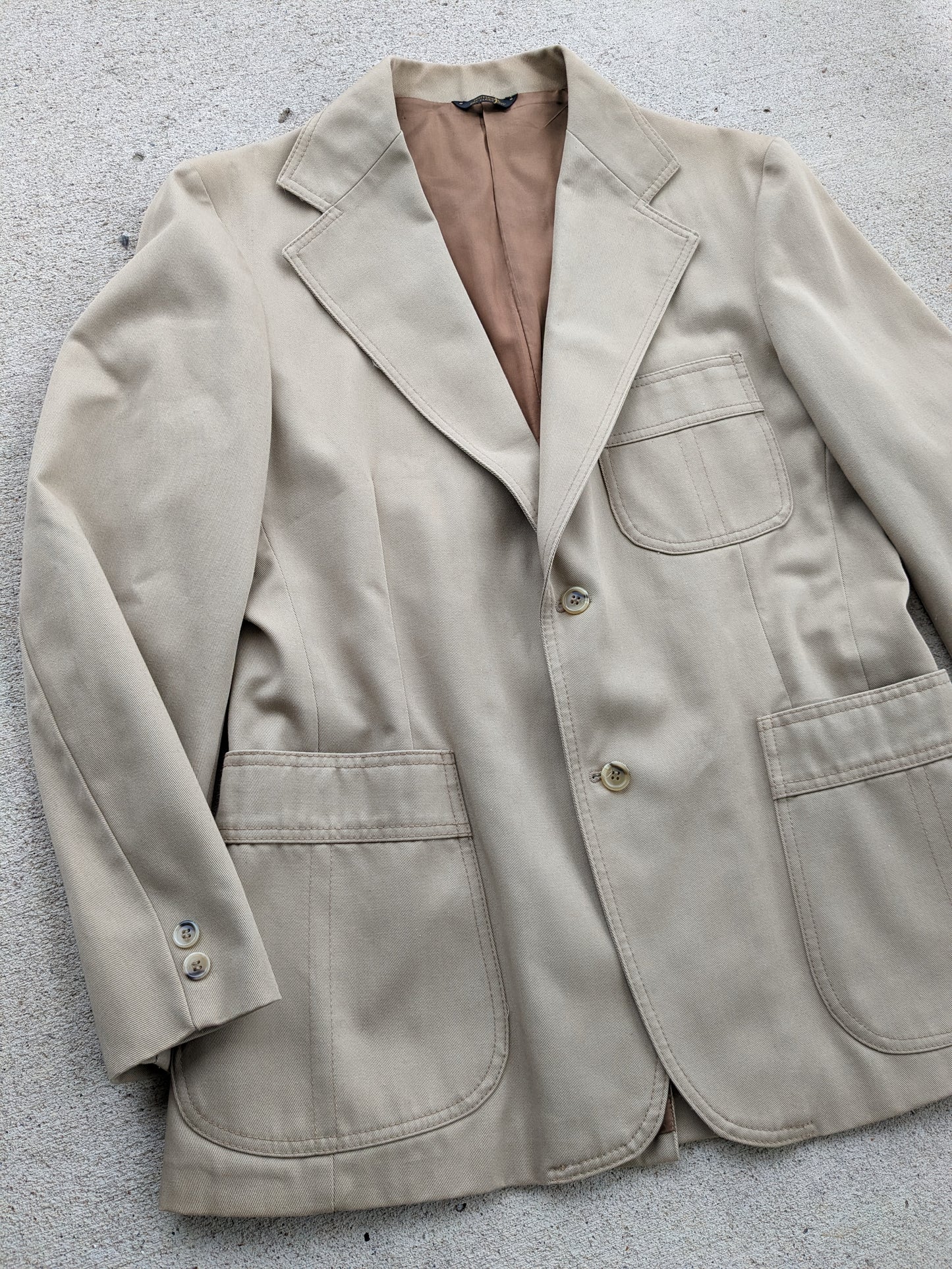 1970s Levi's Panatela suit